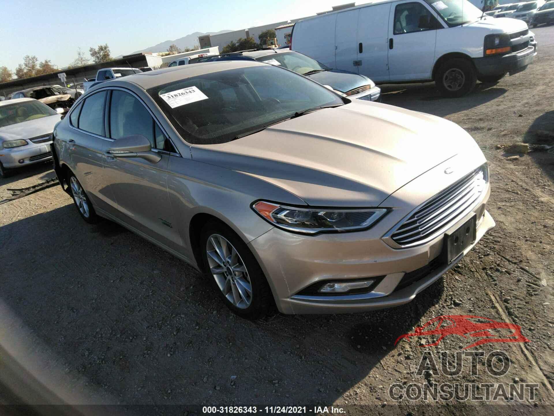 FORD FUSION ENERGI 2017 - 3FA6P0PU9HR110657