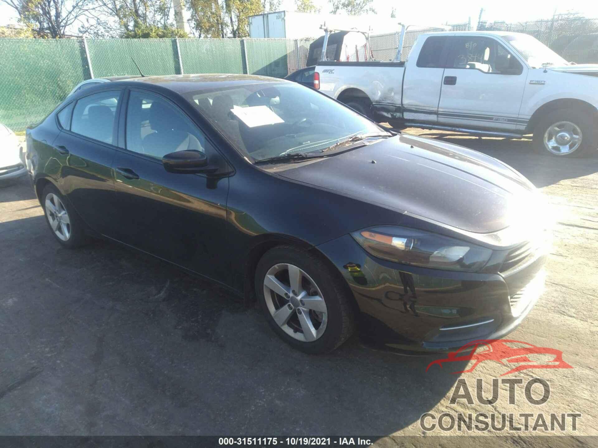 DODGE DART 2016 - 1C3CDFBBXGD551093