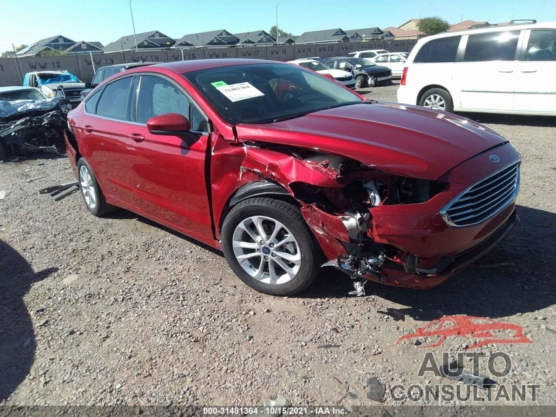 FORD FUSION 2020 - 3FA6P0HD7LR171531