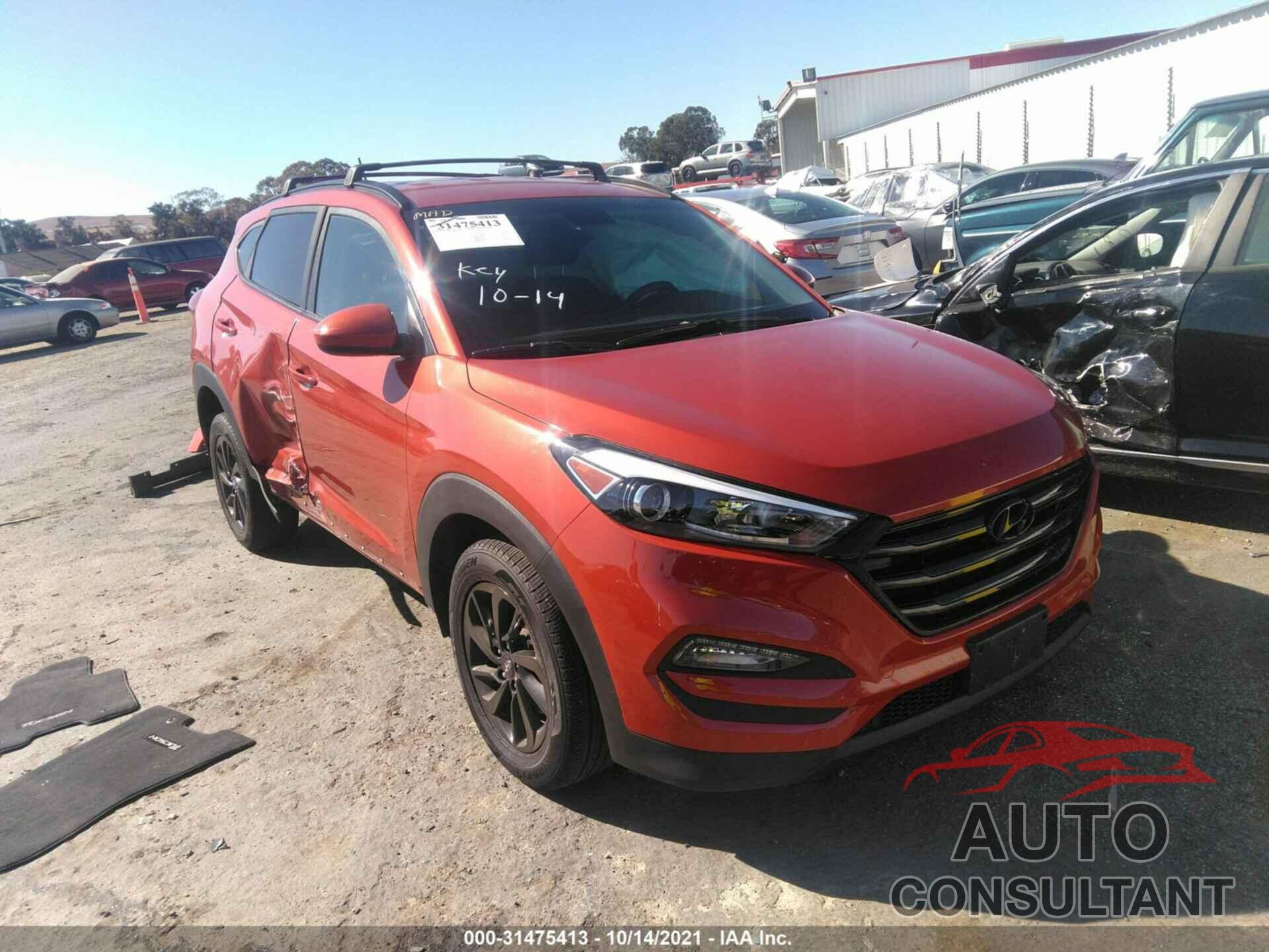 HYUNDAI TUCSON 2017 - KM8J33A41HU329661