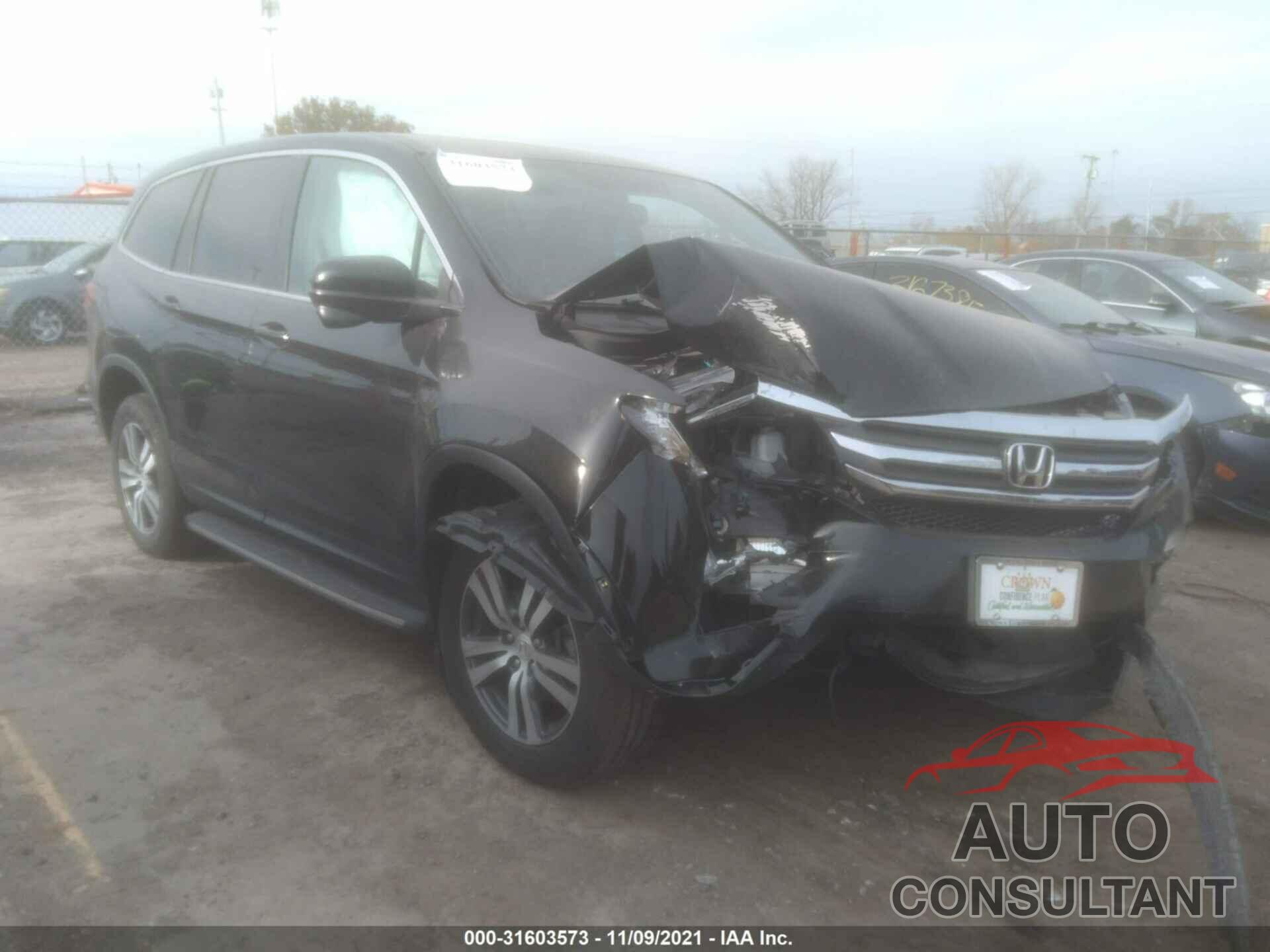 HONDA PILOT 2017 - 5FNYF6H52HB093640