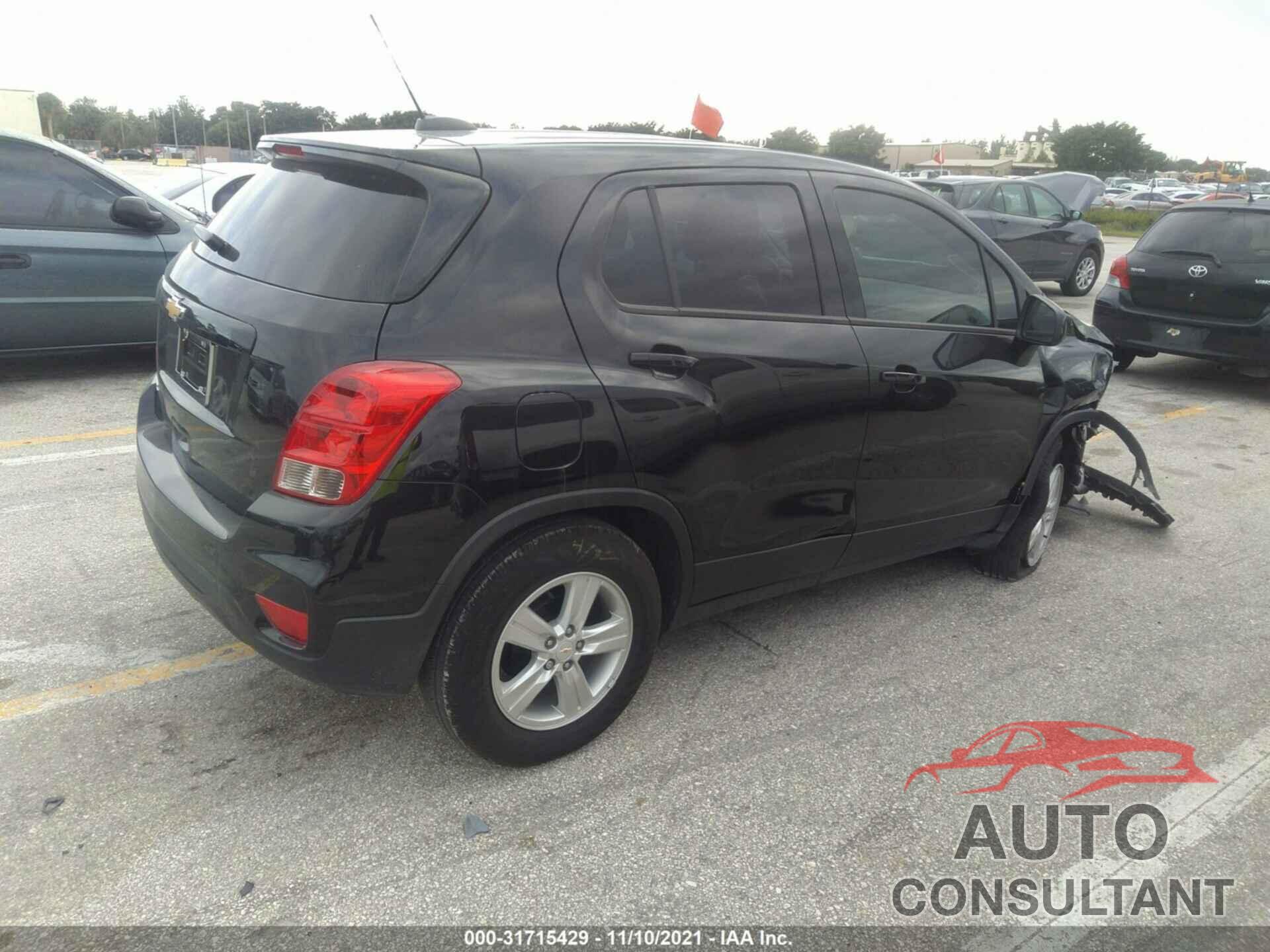 CHEVROLET TRAX 2020 - KL7CJKSB1LB087627