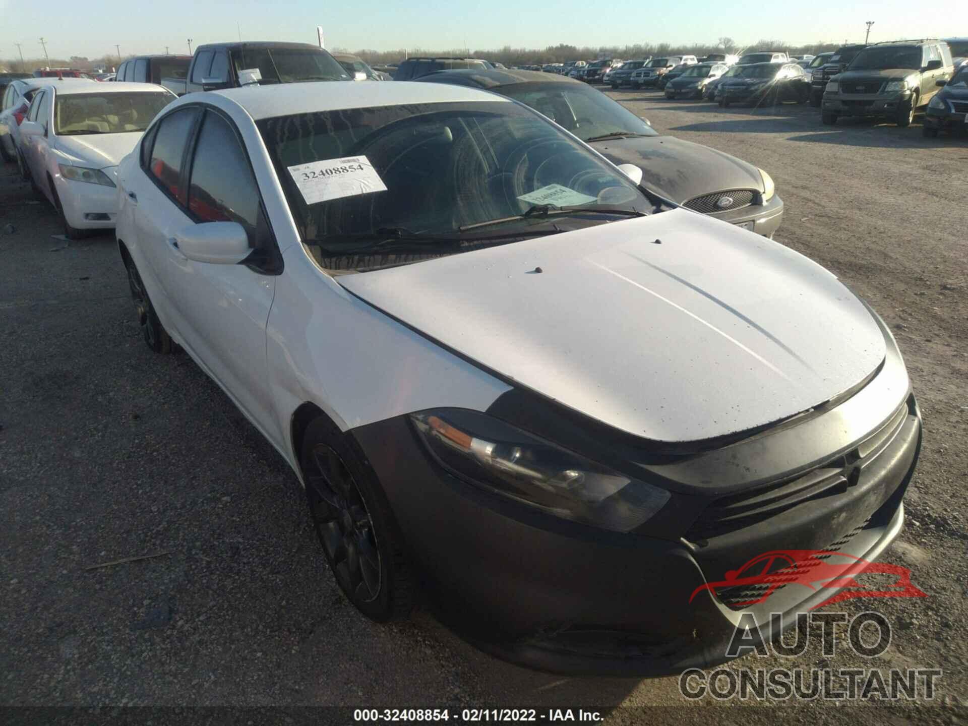 DODGE DART 2016 - 1C3CDFAA9GD606996