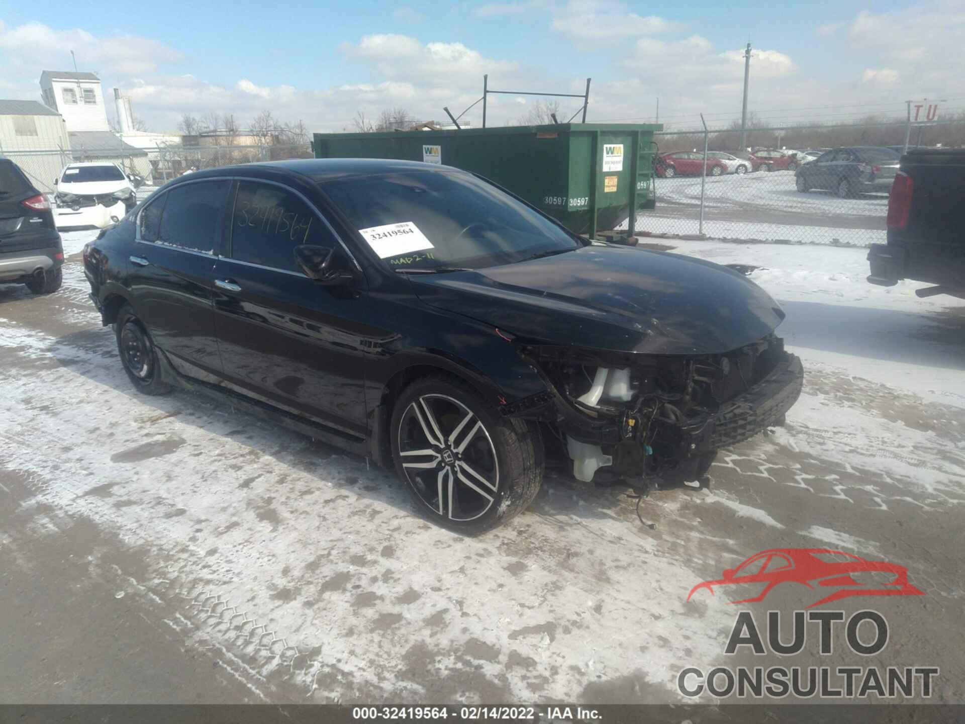 HONDA ACCORD SEDAN 2016 - 1HGCR2F68GA207896