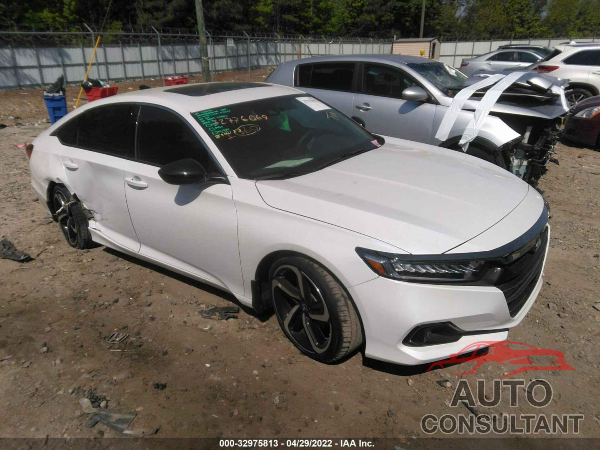 HONDA ACCORD SEDAN 2022 - 1HGCV2F37NA005985