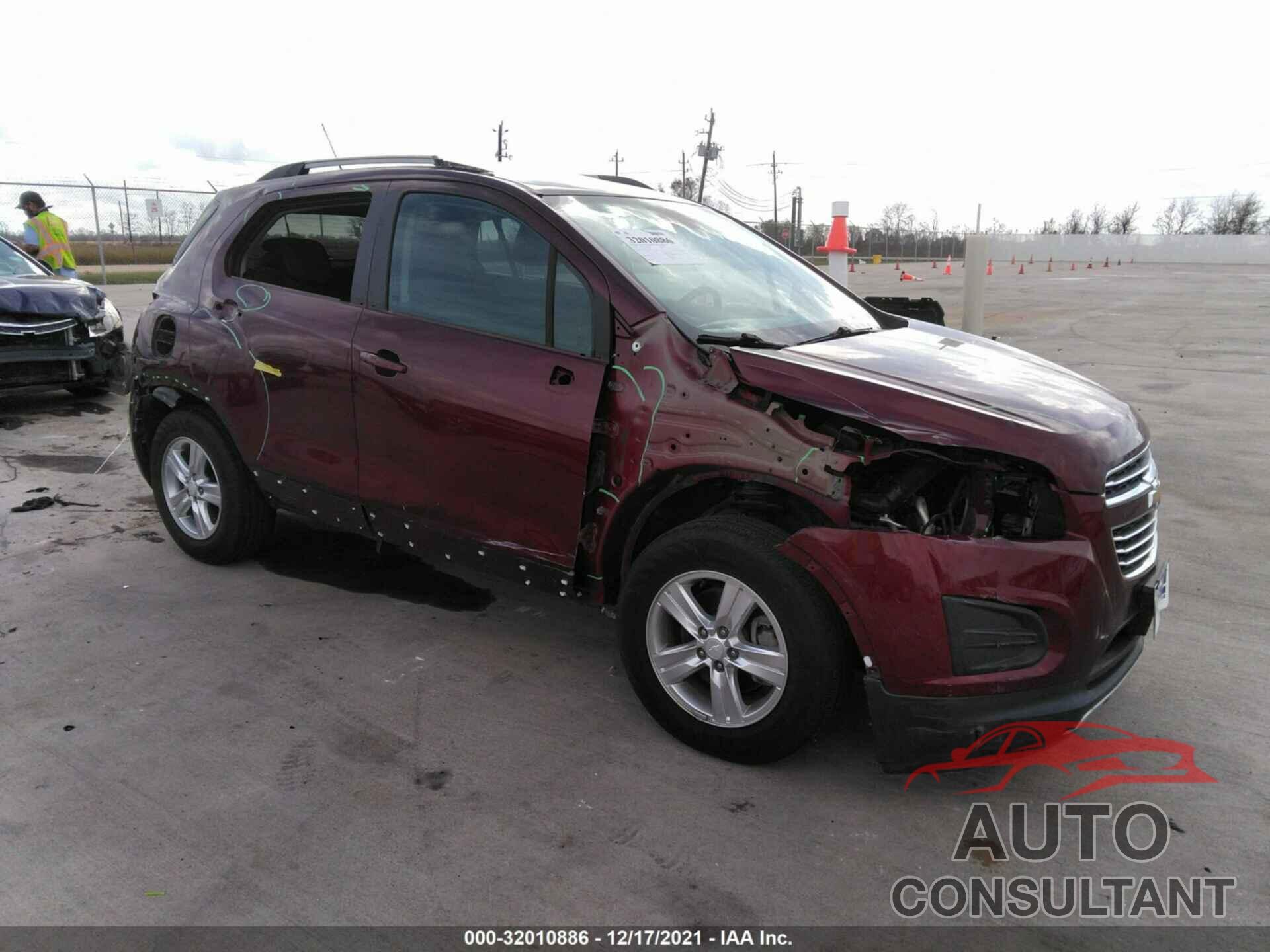 CHEVROLET TRAX 2016 - 3GNCJLSB5GL249442