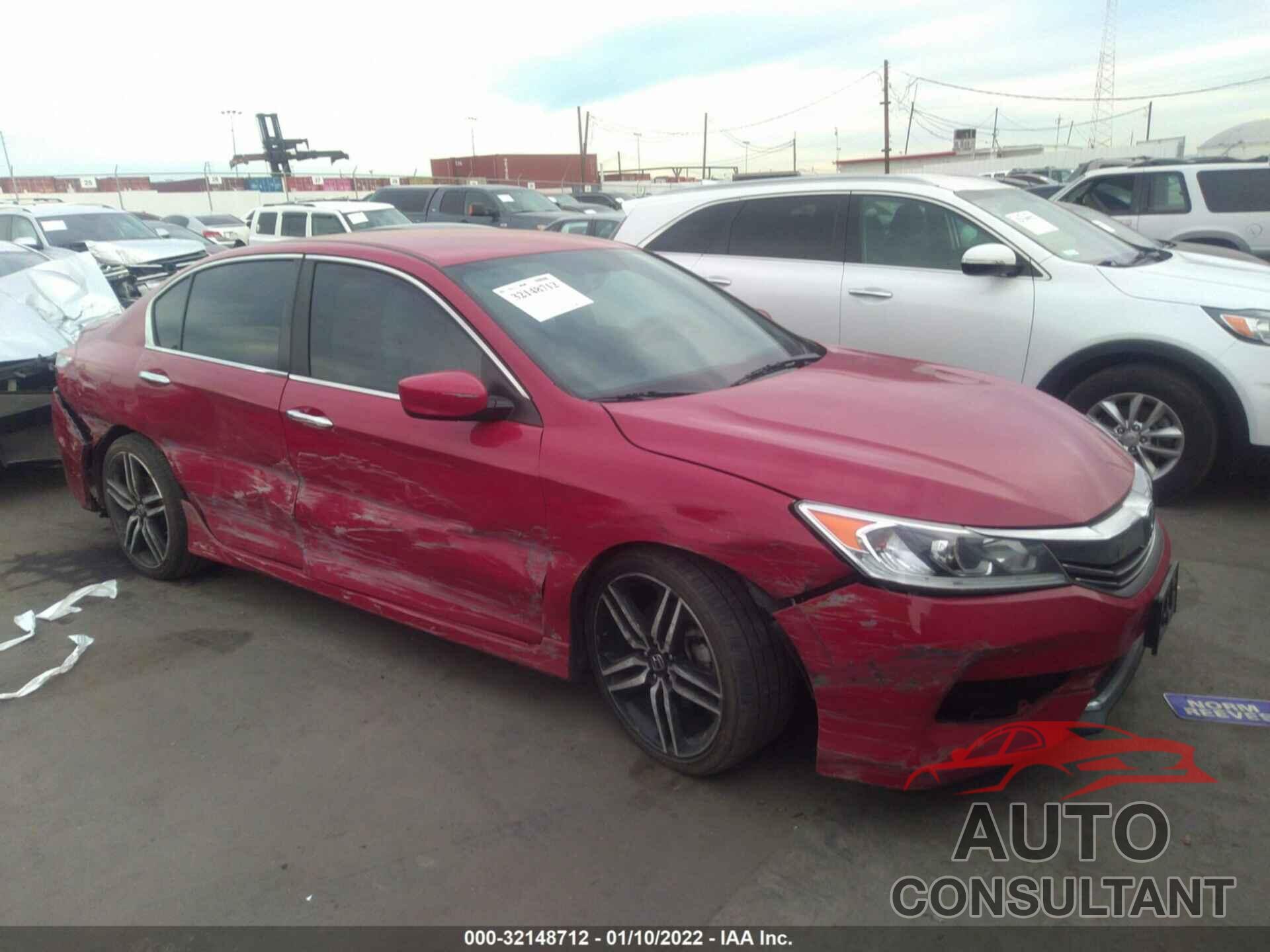 HONDA ACCORD SEDAN 2017 - 19XFC1F39HE018458