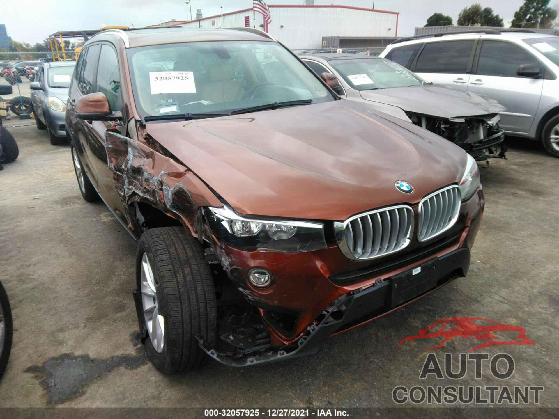 BMW X3 2017 - 5UXWZ7C30H0V87129