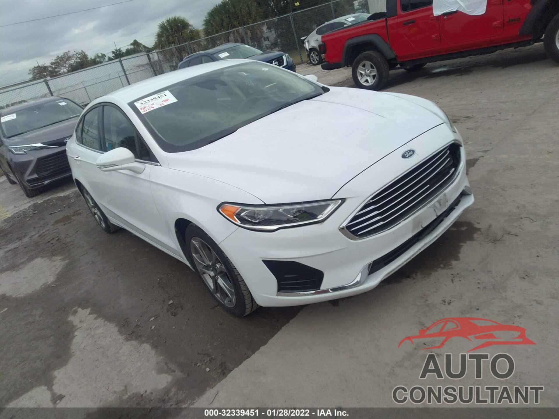 FORD FUSION 2020 - 3FA6P0CD7LR209007