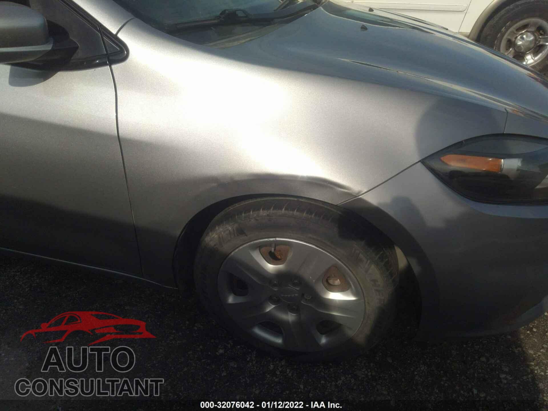 DODGE DART 2016 - 1C3CDFAA2GD592262