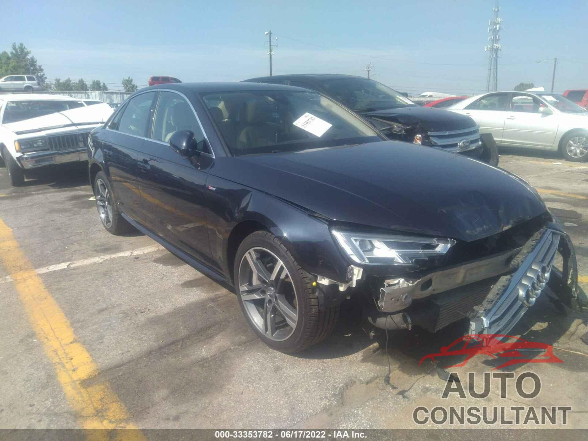 AUDI A4 2018 - WAUENAF46JN000173