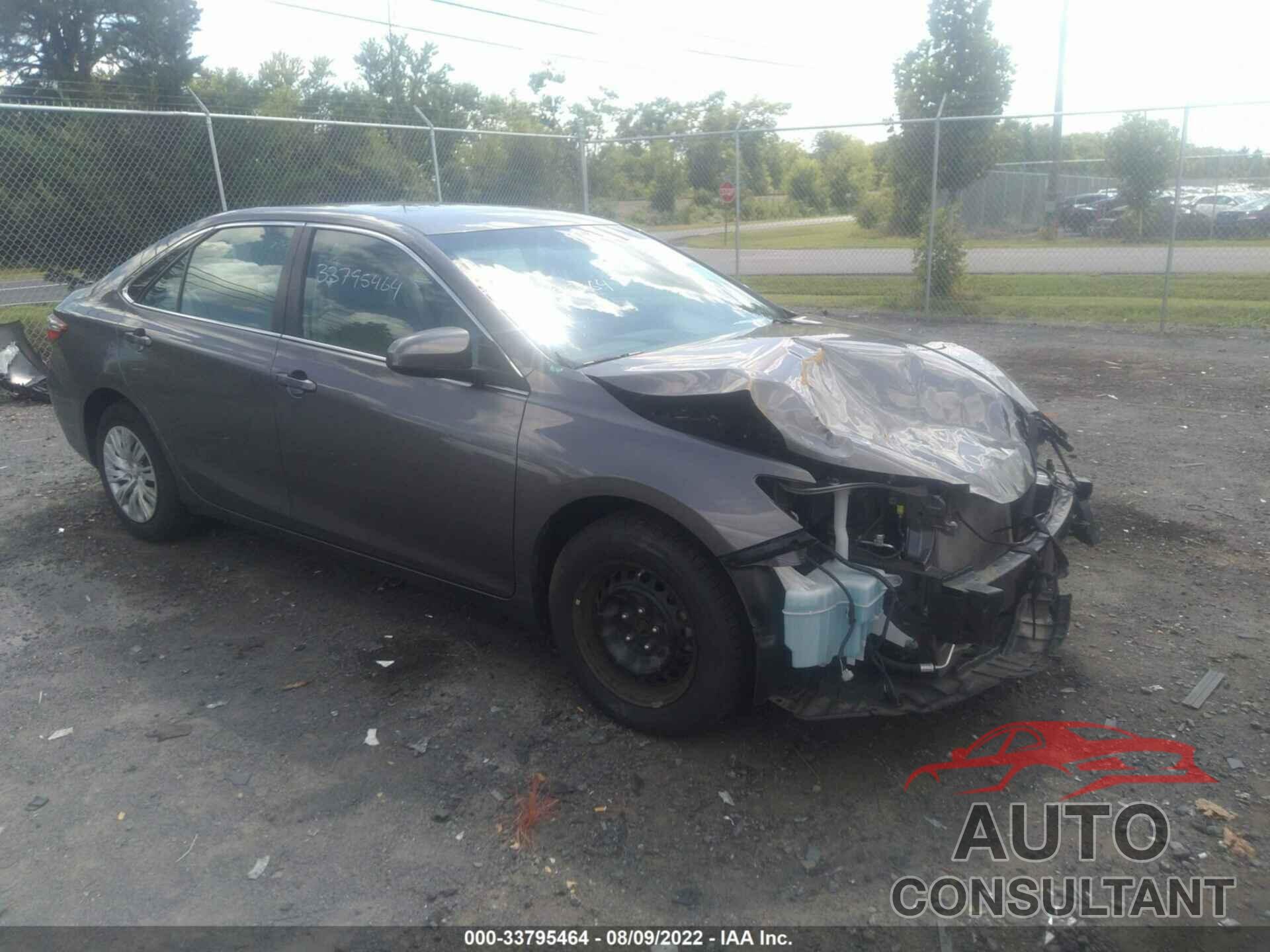 TOYOTA CAMRY 2016 - 4T4BF1FK4GR579729