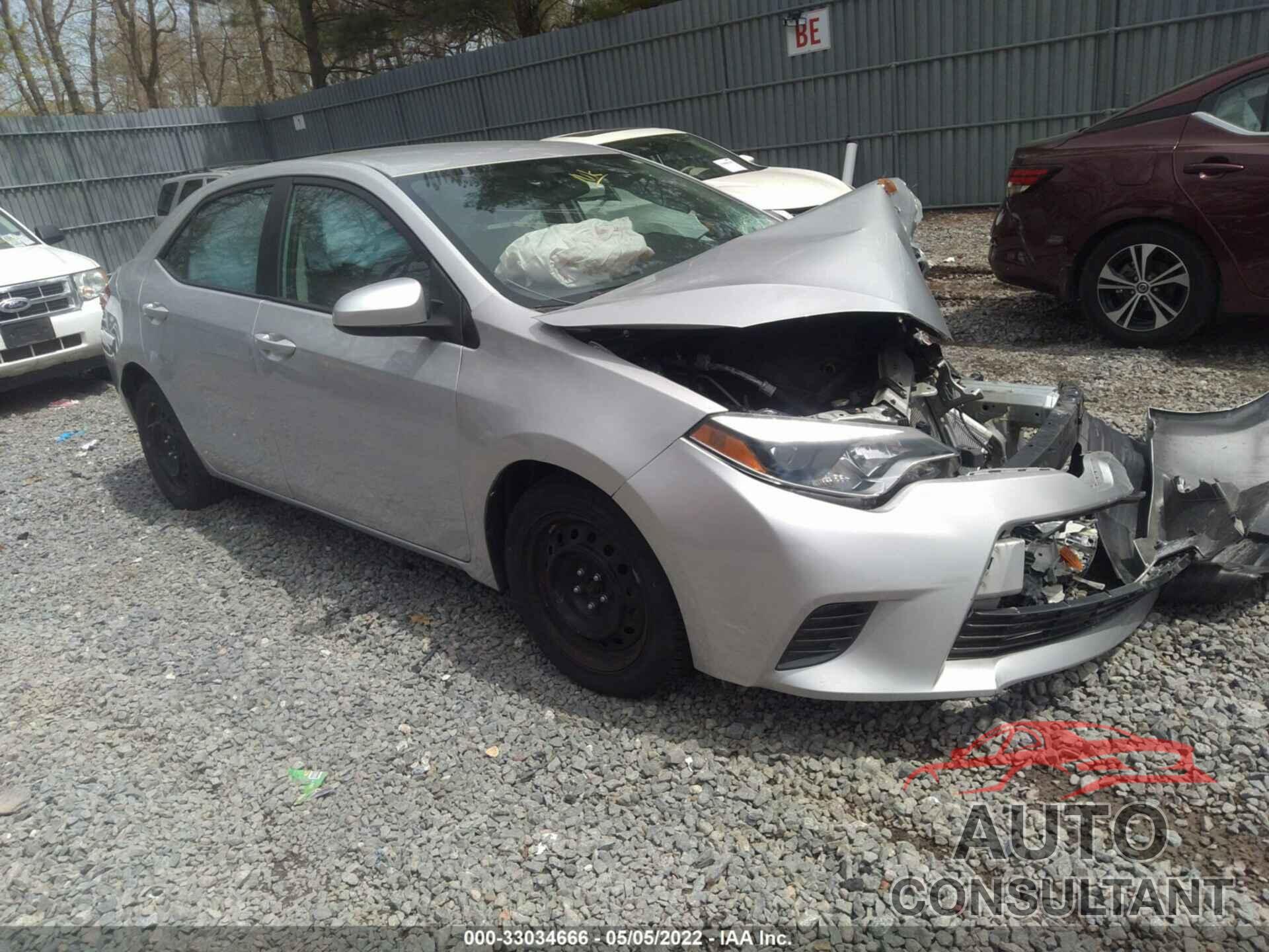 TOYOTA COROLLA 2016 - 2T1BURHE6GC596149
