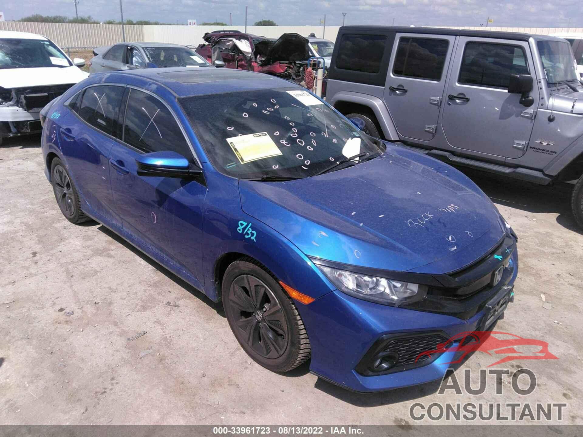 HONDA CIVIC HATCHBACK 2017 - SHHFK7H5XHU210162