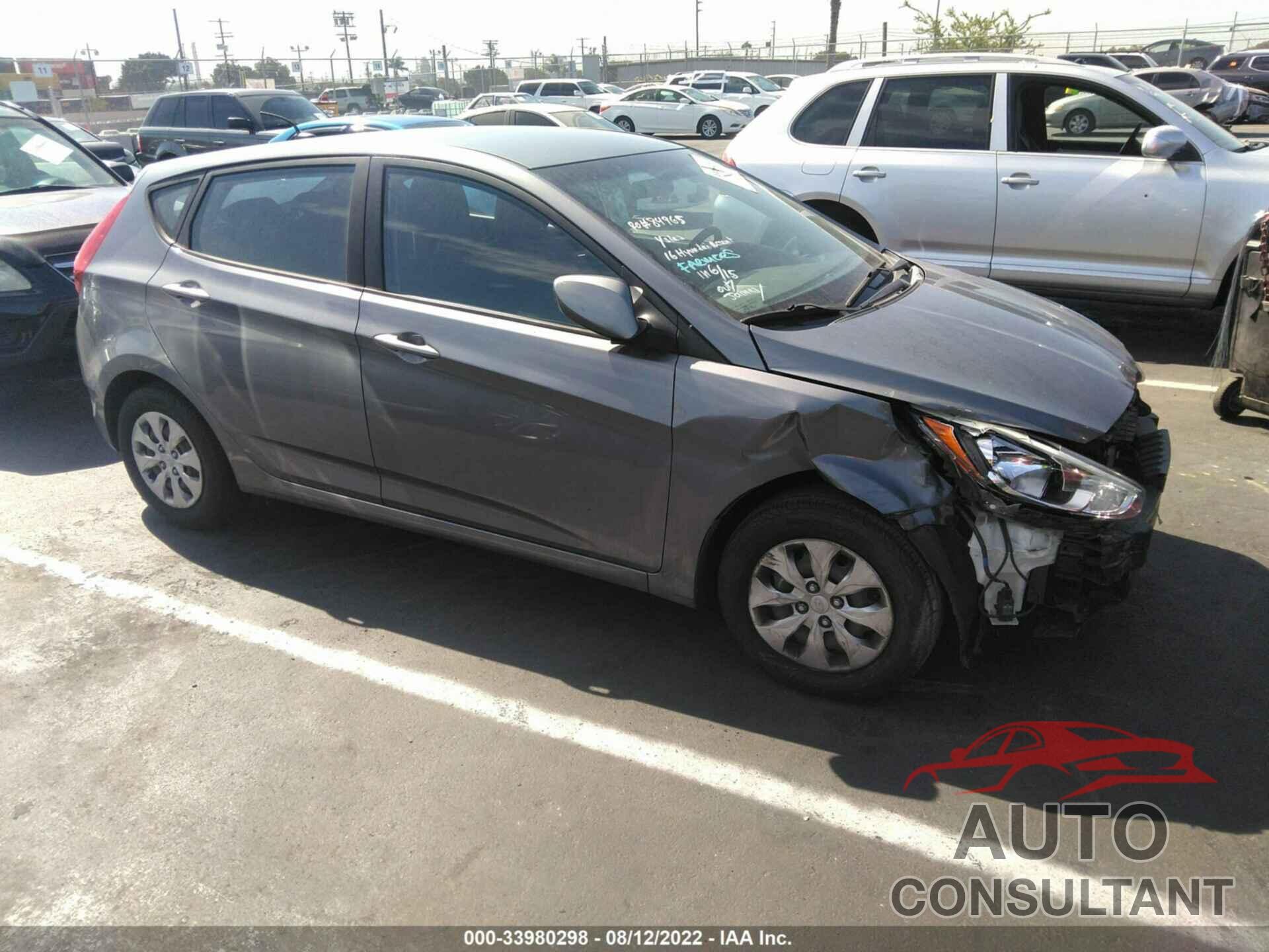 HYUNDAI ACCENT 2016 - KMHCT5AEXGU242997