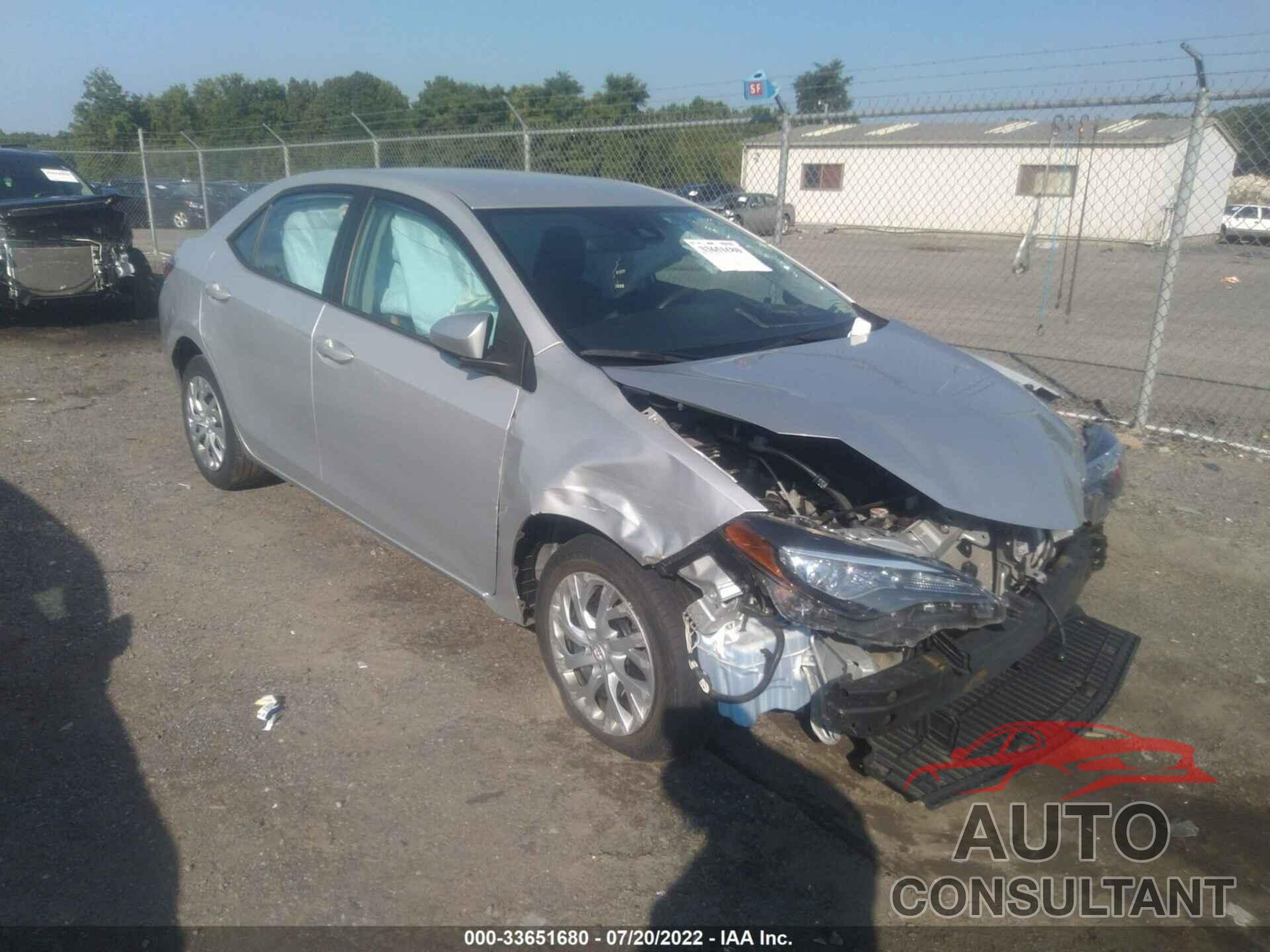 TOYOTA COROLLA 2019 - 5YFBURHE3KP939203