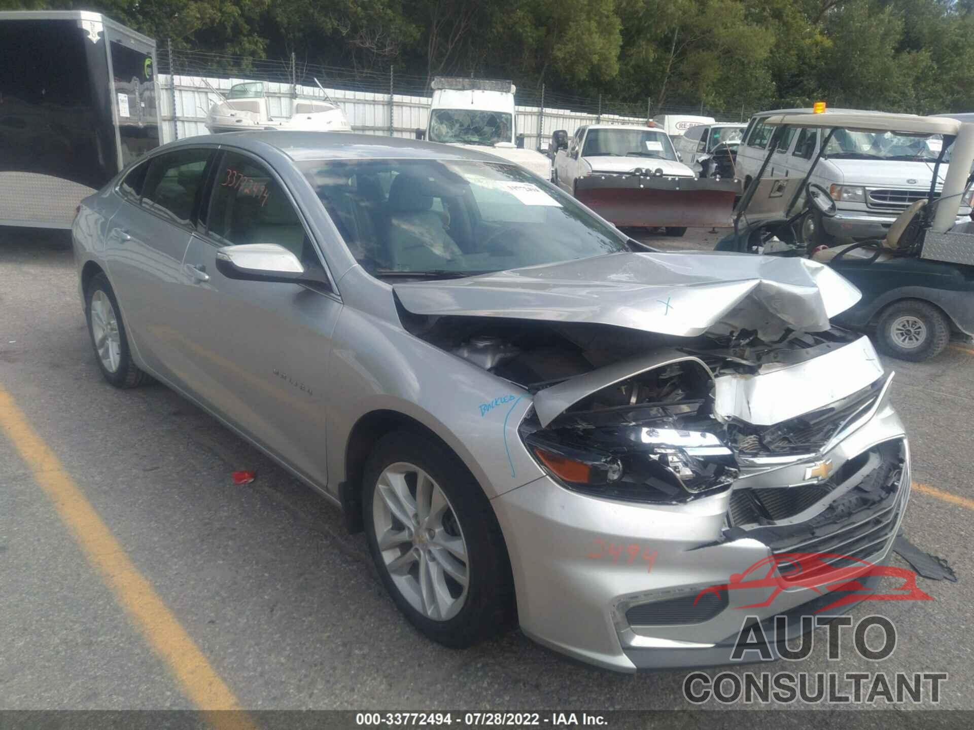CHEVROLET MALIBU 2016 - 1G1ZE5ST2GF269694