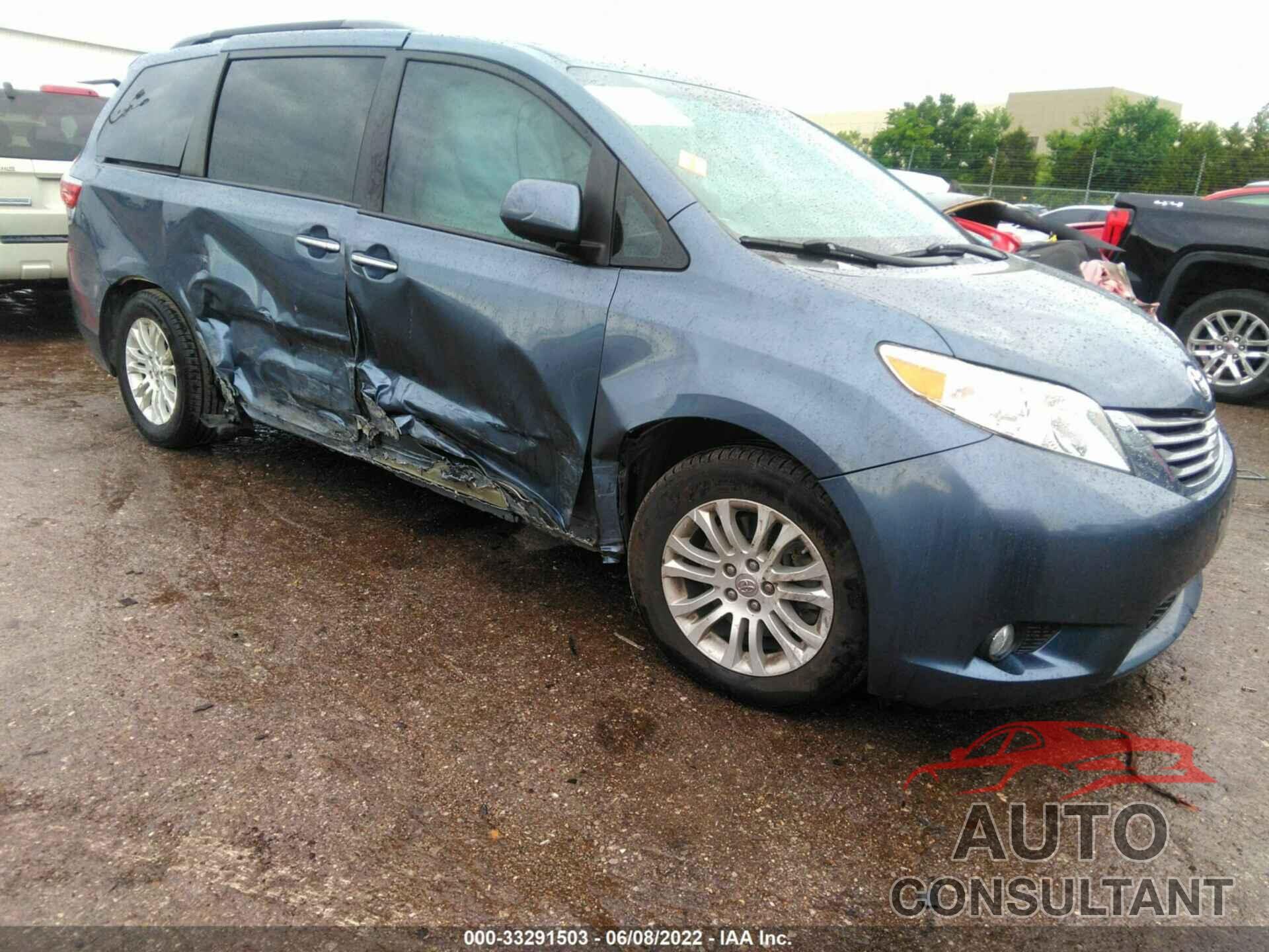 TOYOTA SIENNA 2016 - 5TDYK3DC9GS716289