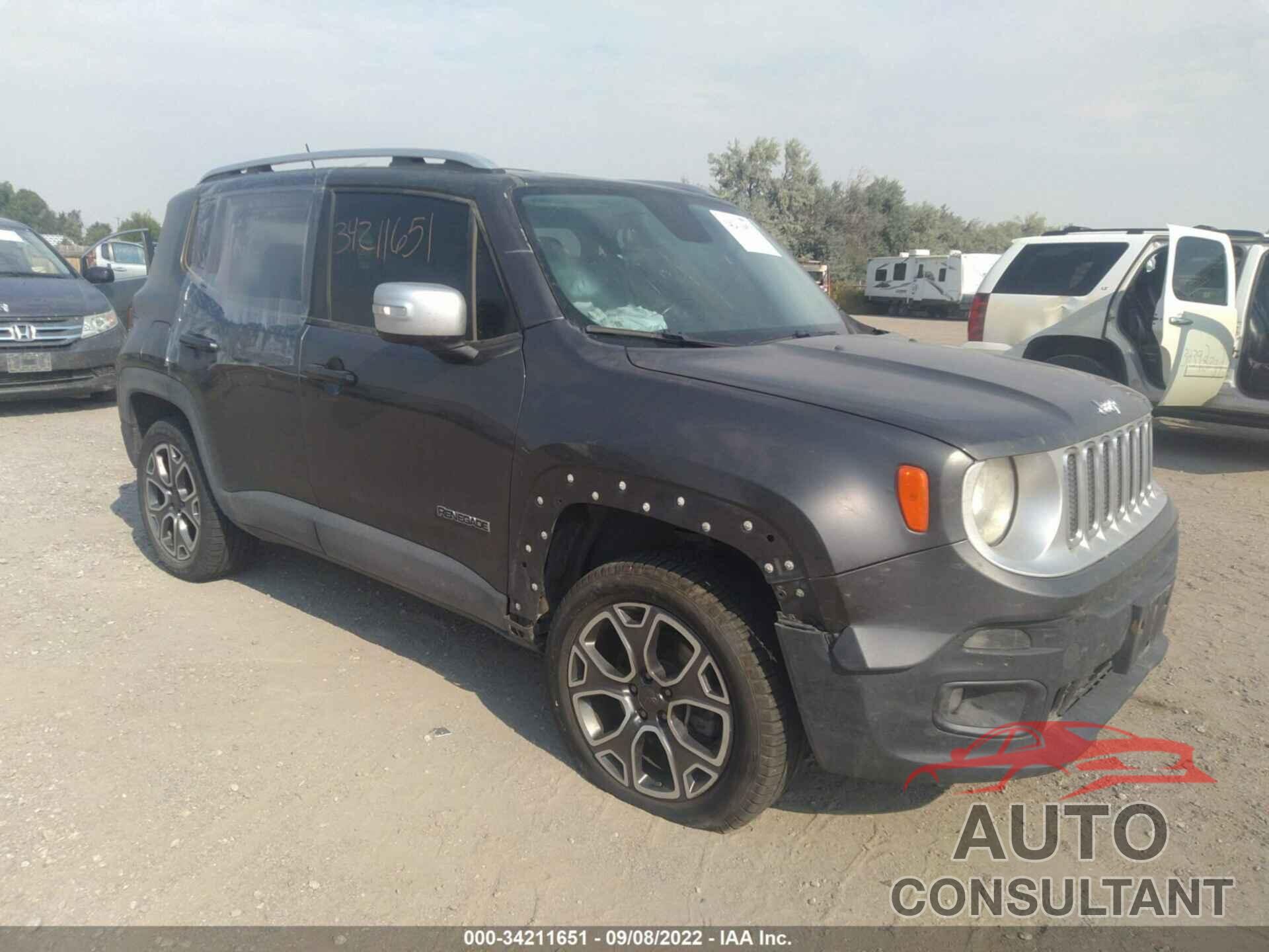 JEEP RENEGADE 2016 - ZACCJBDT0GPD30817