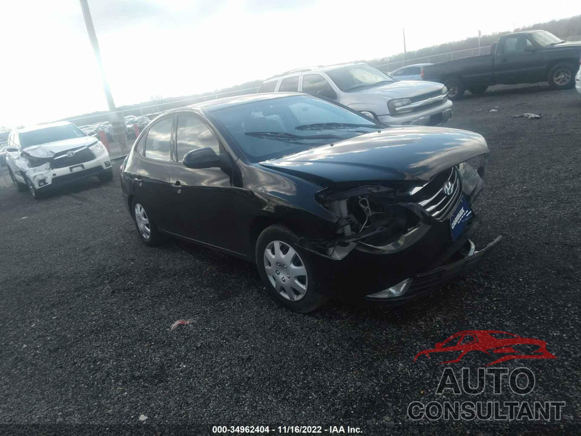 HYUNDAI ELANTRA 2010 - KMHDU4ADXAU990773