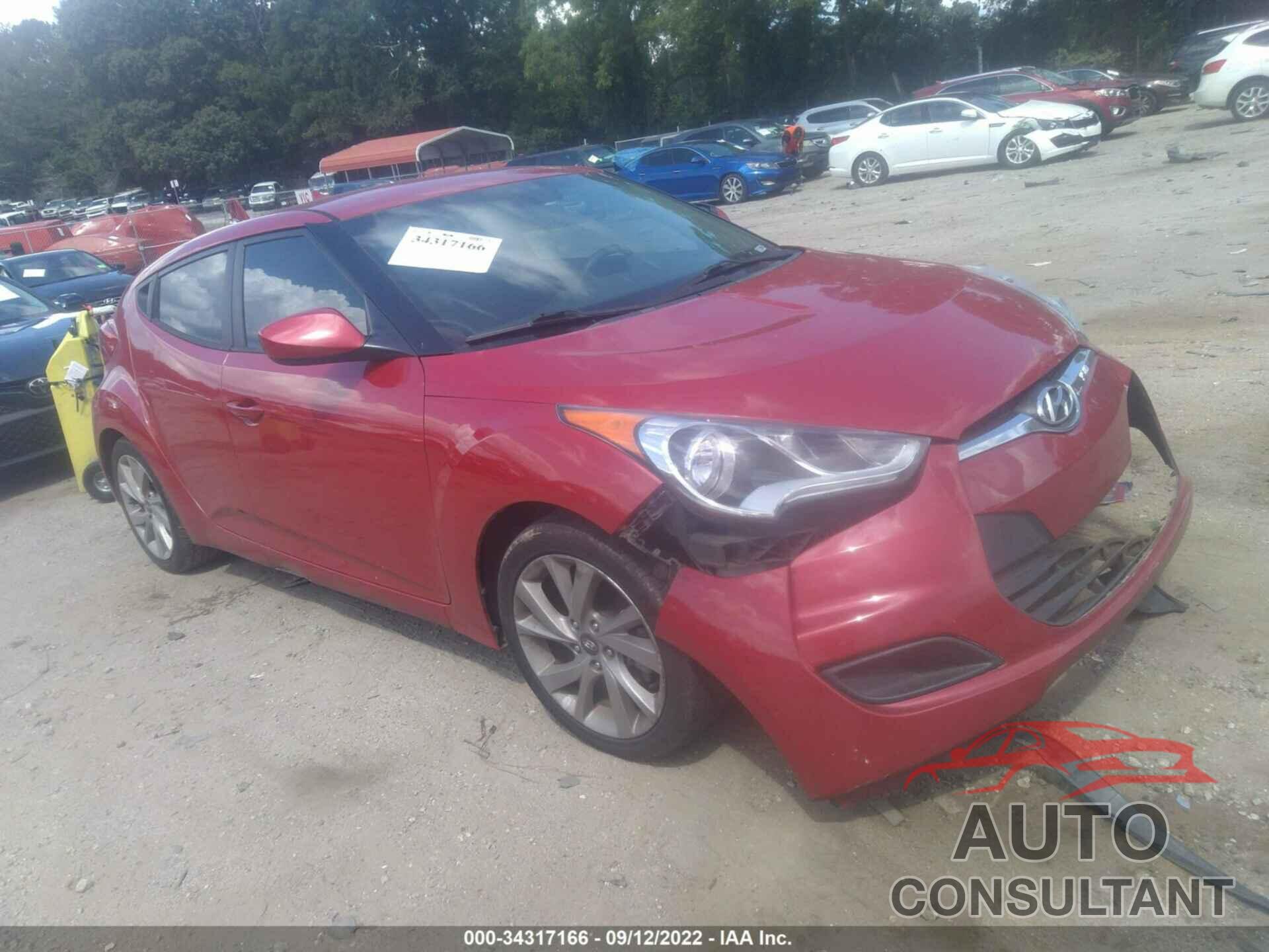 HYUNDAI VELOSTER 2016 - KMHTC6AD6GU262726