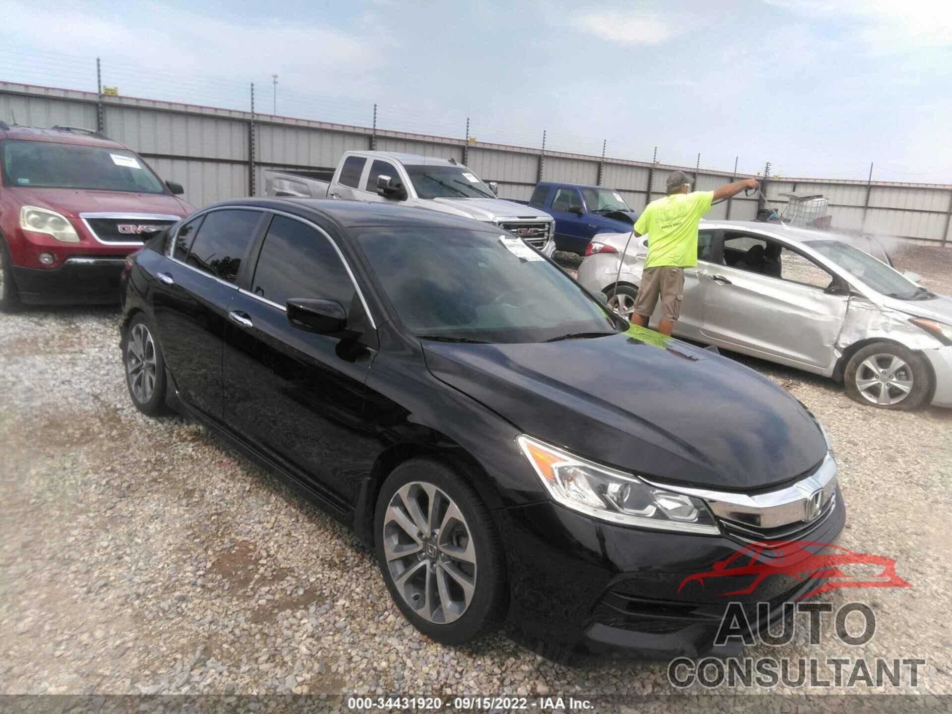 HONDA ACCORD SEDAN 2016 - 1HGCR2F58GA111693