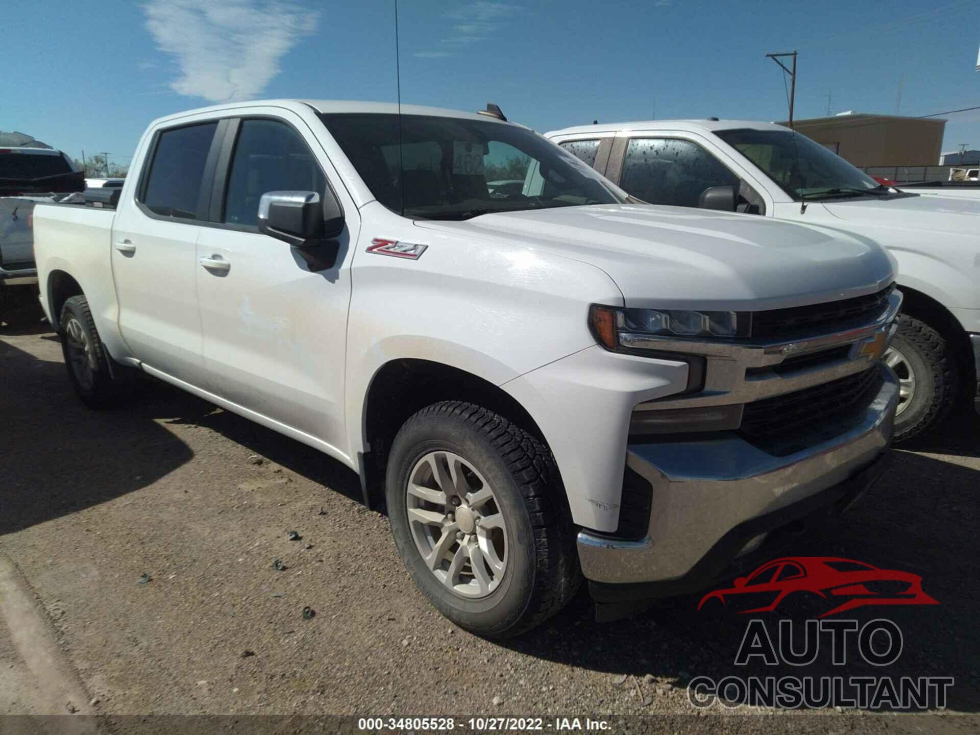 CHEVROLET SILVERADO 1500 2019 - 1GCUYDED7KZ310190