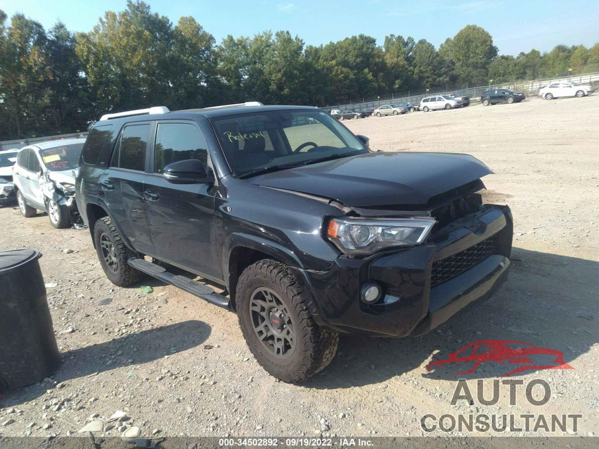 TOYOTA 4RUNNER 2018 - JTEBU5JR0J5556736