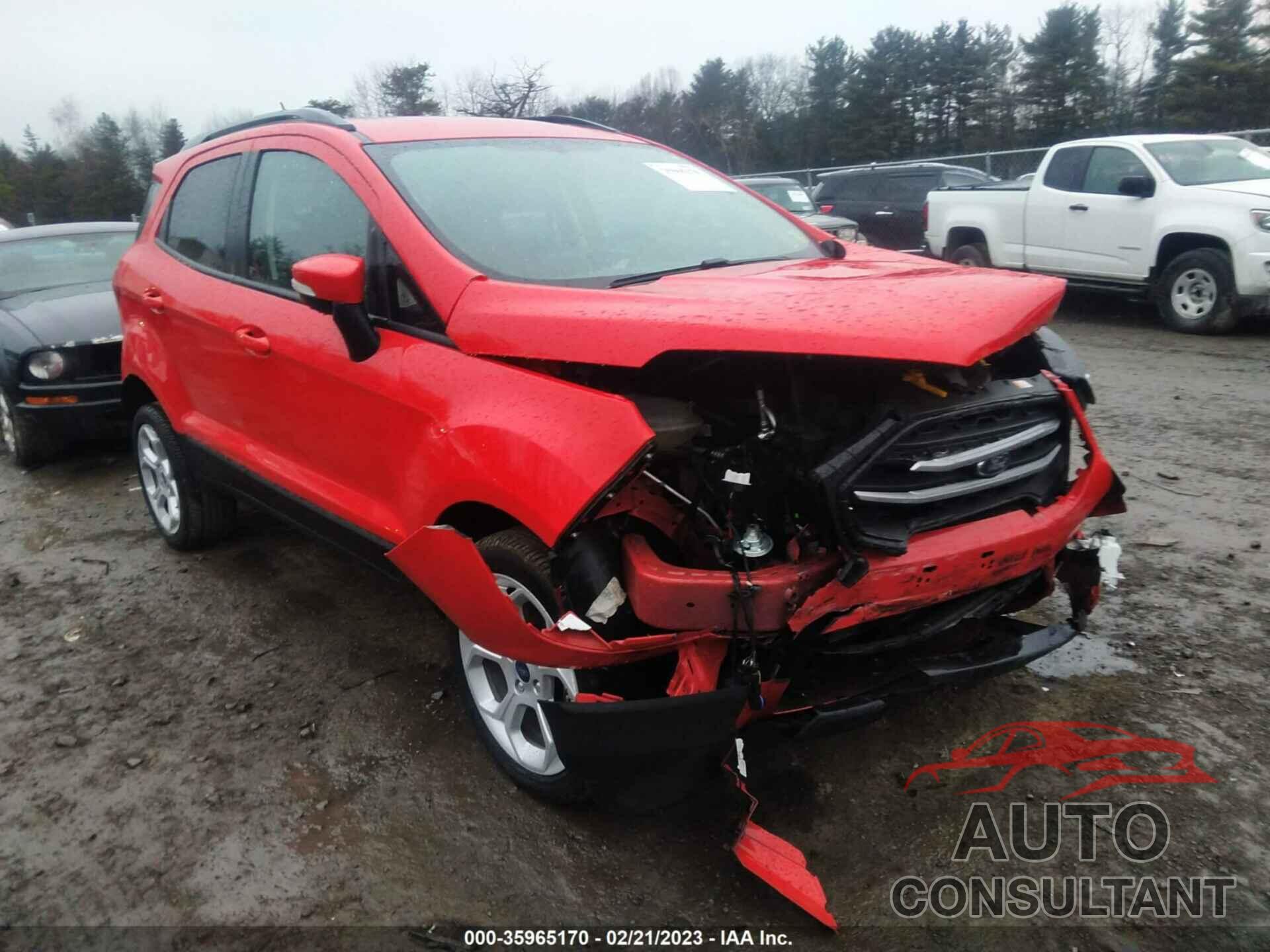 FORD ECOSPORT 2021 - MAJ6S3GL8MC431184