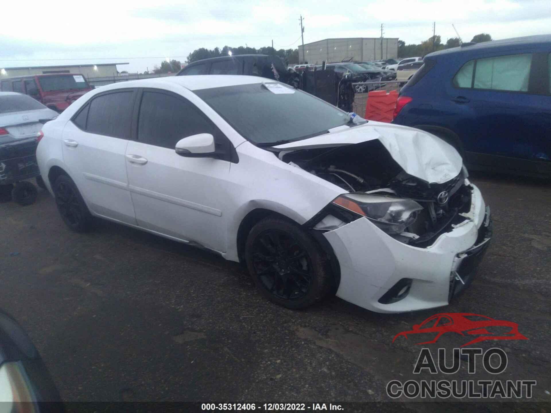 TOYOTA COROLLA 2016 - 2T1BURHEXGC501768