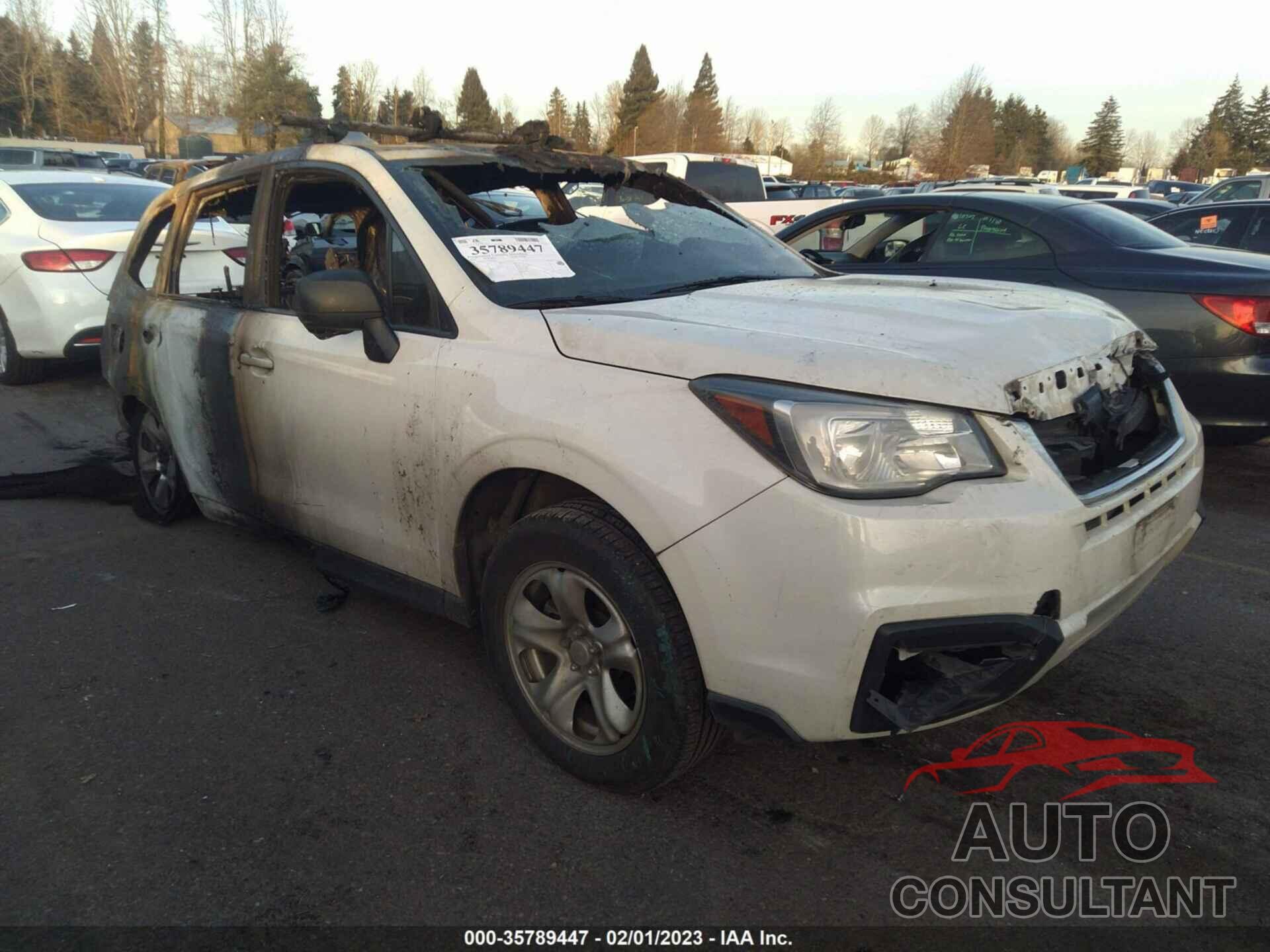 SUBARU FORESTER 2018 - JF2SJAAC7JG460741