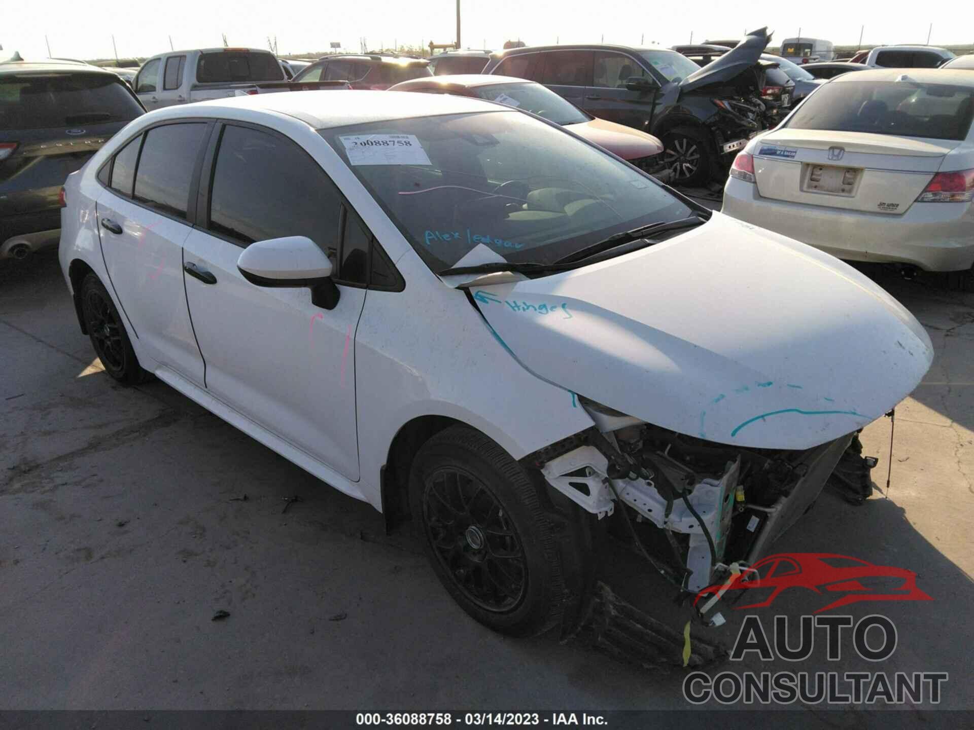 TOYOTA COROLLA 2020 - 5YFEPRAE6LP127619