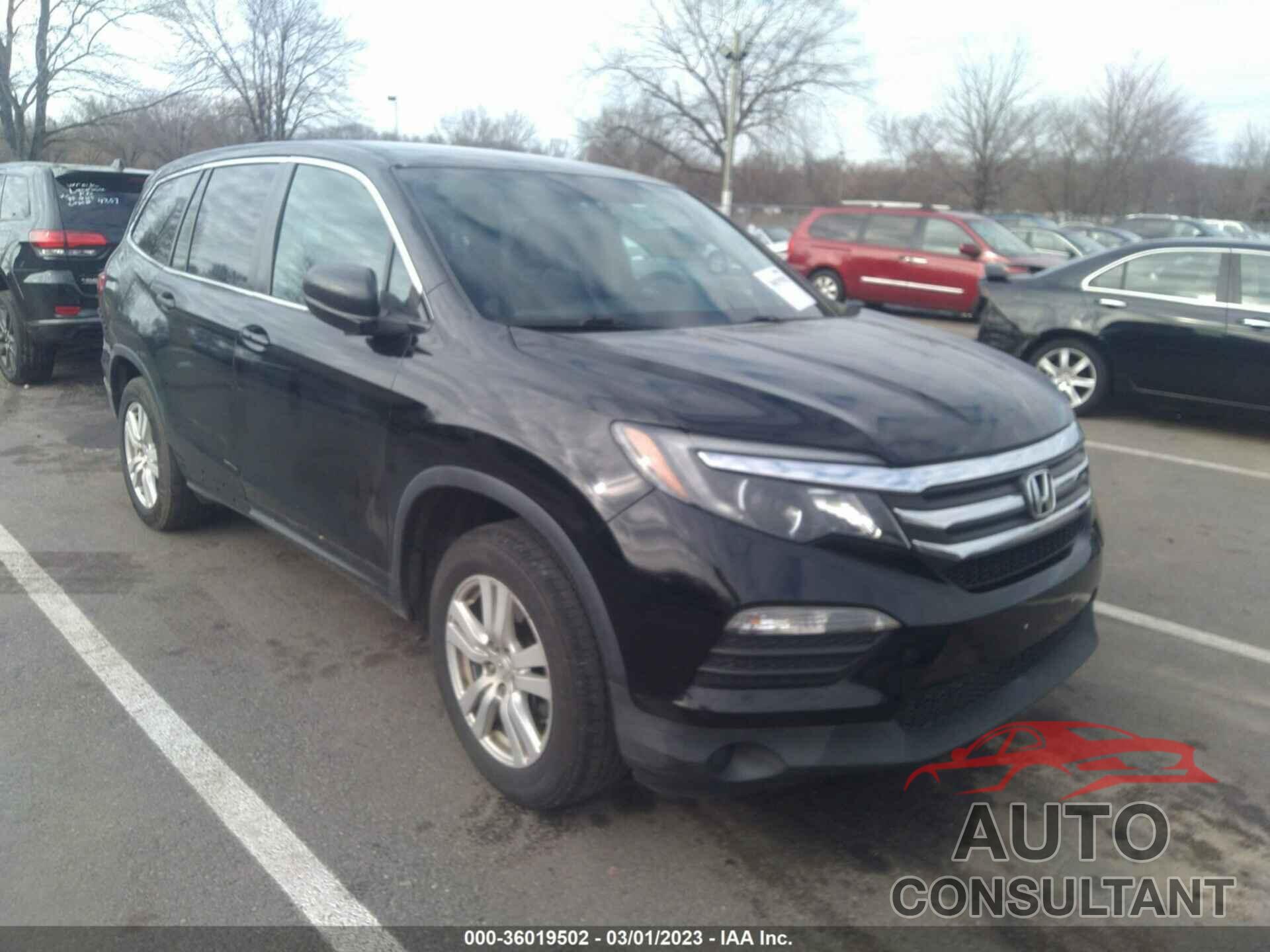 HONDA PILOT 2016 - 5FNYF6H17GB120147