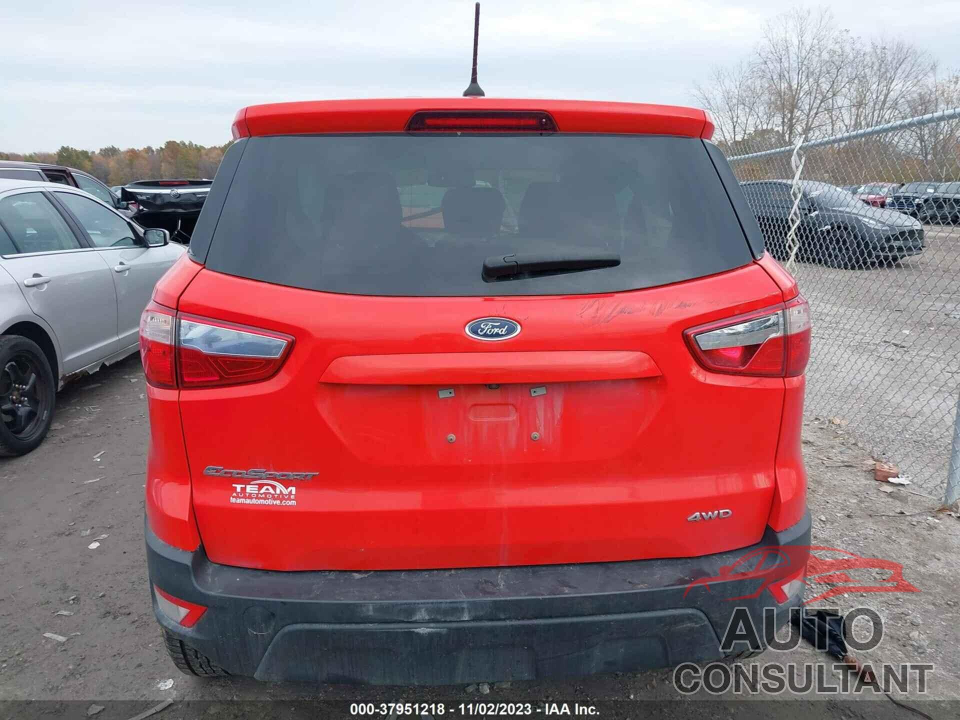 FORD ECOSPORT 2019 - MAJ6S3FL5KC292873