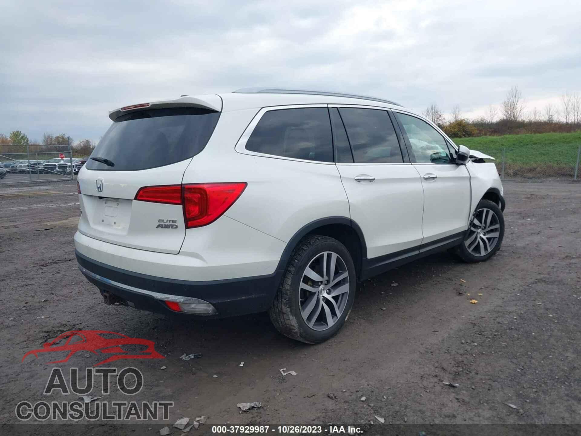 HONDA PILOT 2018 - 5FNYF6H03JB044375