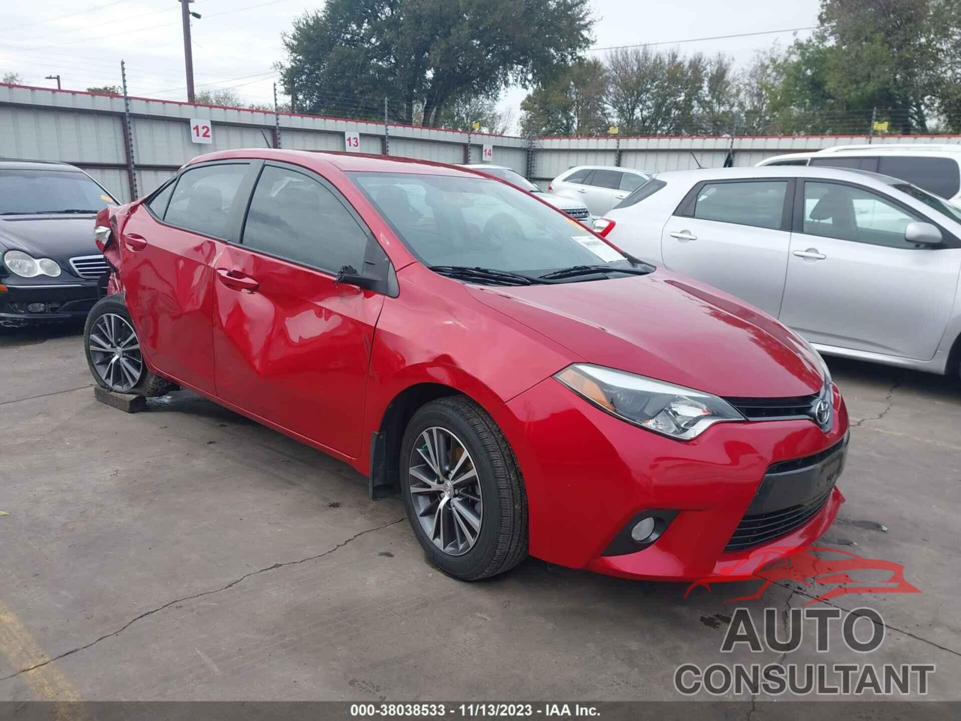 TOYOTA COROLLA 2016 - 5YFBURHE9GP467872