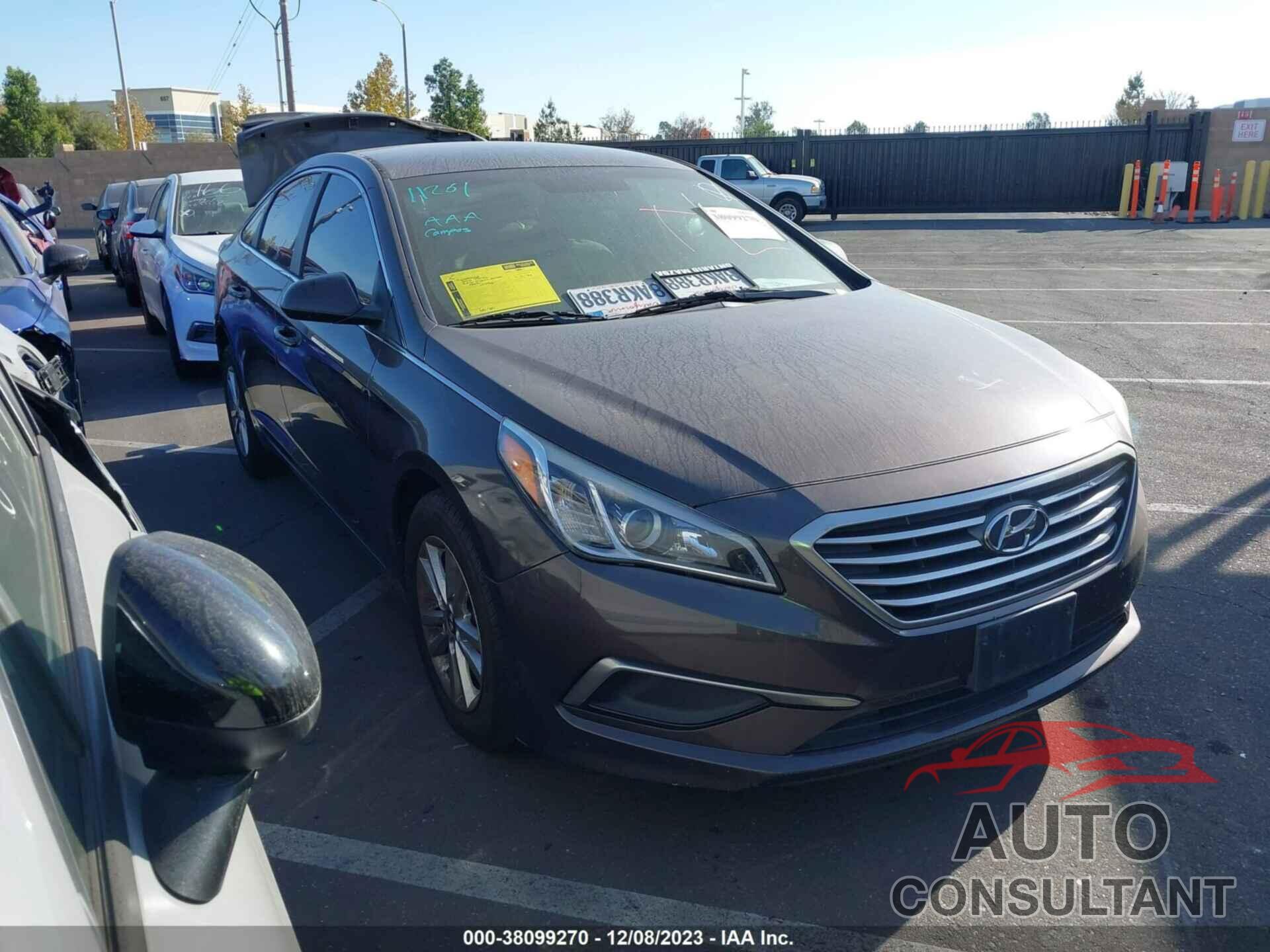 HYUNDAI SONATA 2016 - 5NPE24AFXGH370170