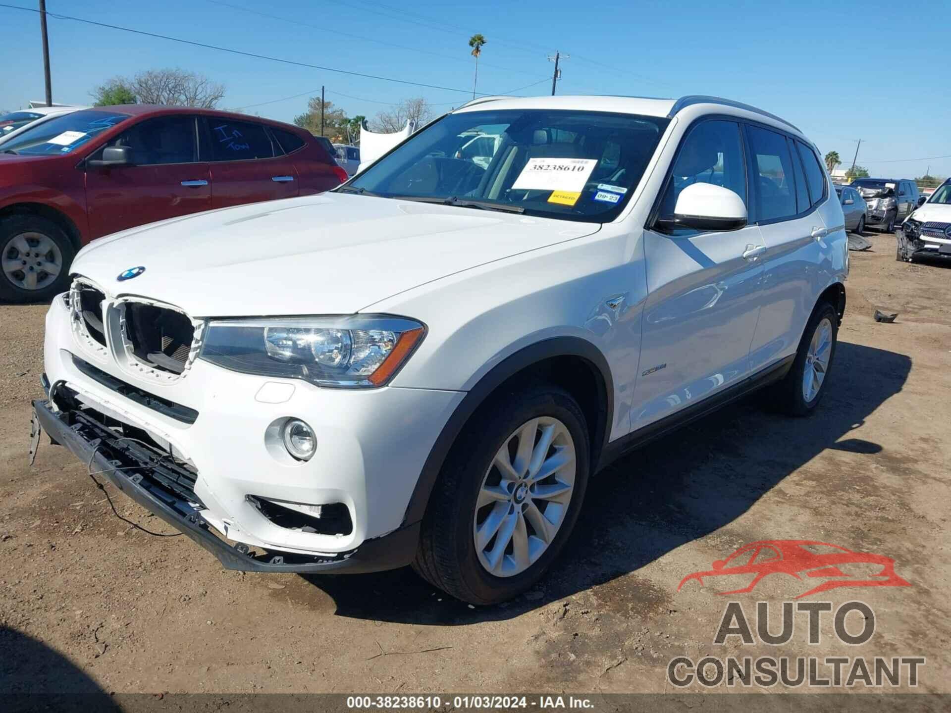 BMW X3 2017 - 5UXWZ7C36H0V89967