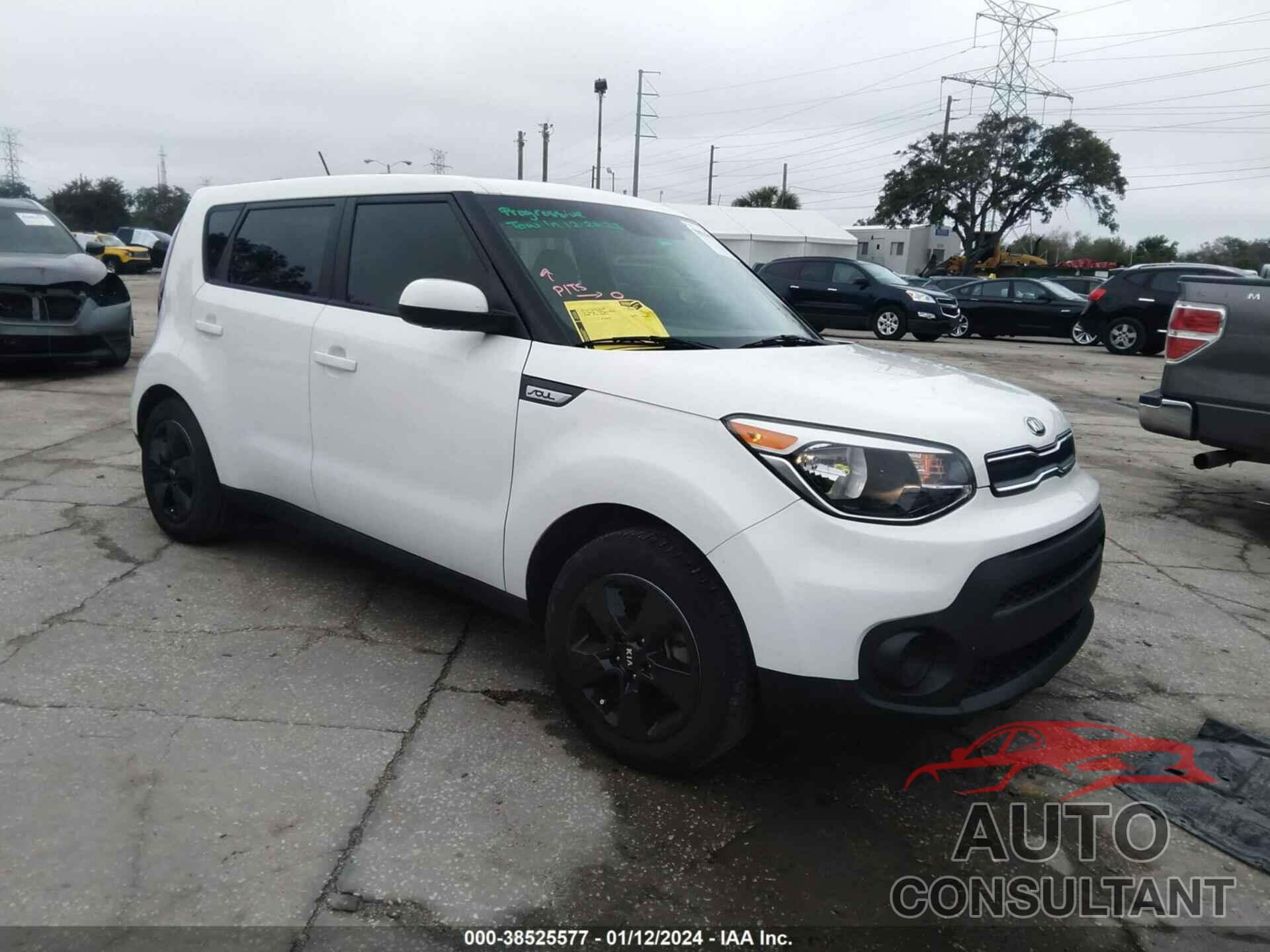 KIA SOUL 2018 - KNDJN2A27J7591373