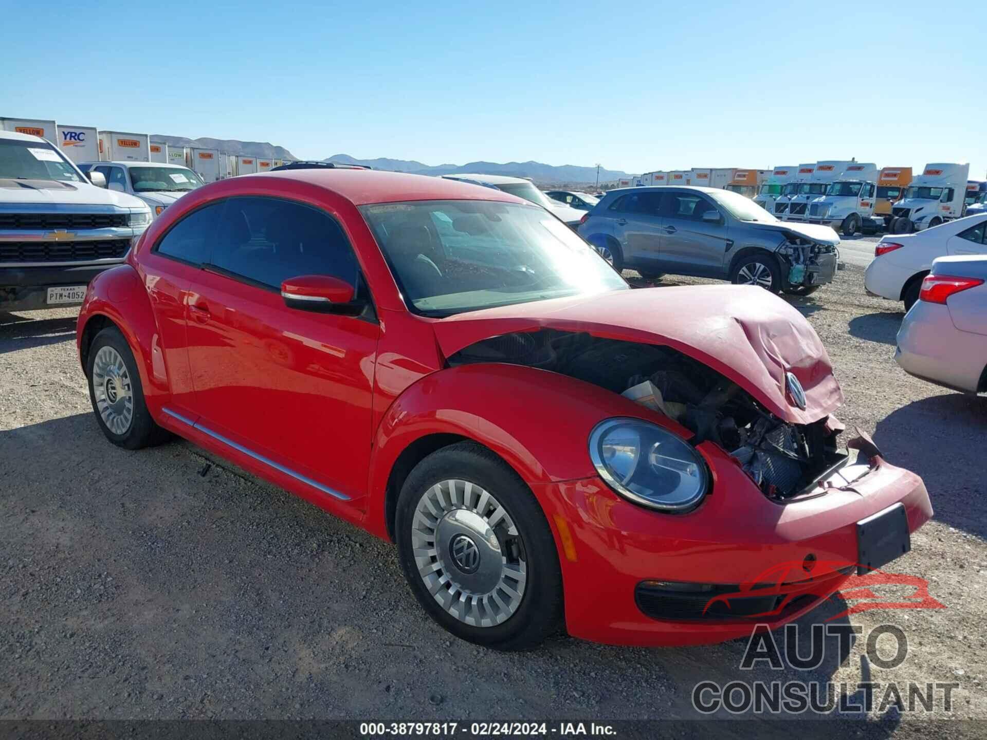 VOLKSWAGEN BEETLE 2016 - 3VWJ07AT5GM608350