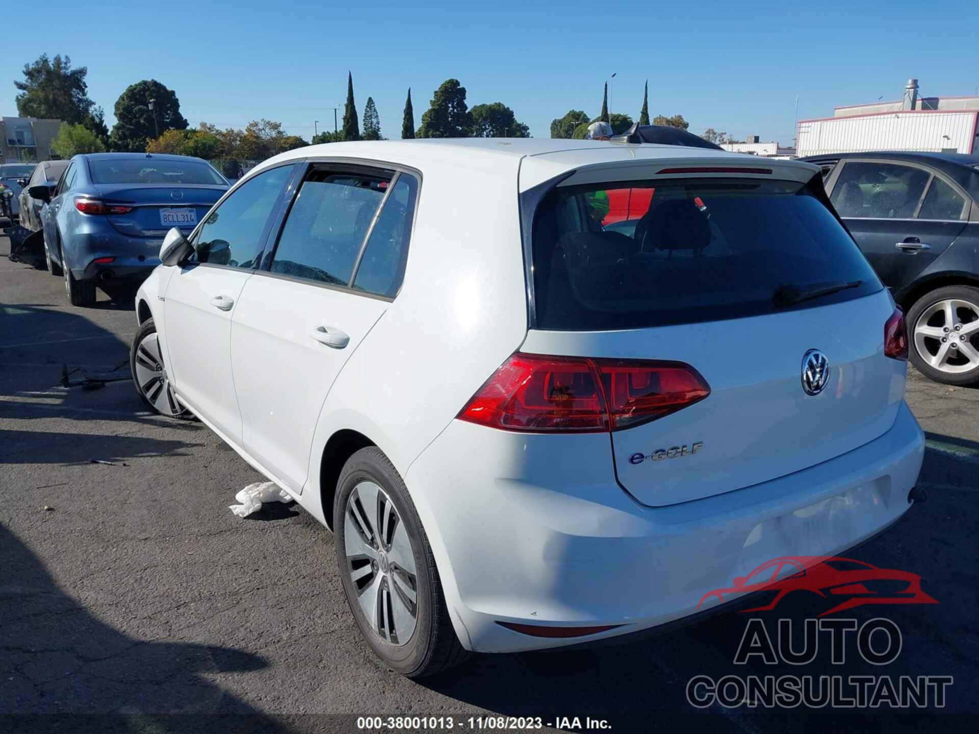 VOLKSWAGEN E-GOLF 2016 - WVWKP7AU9GW914706