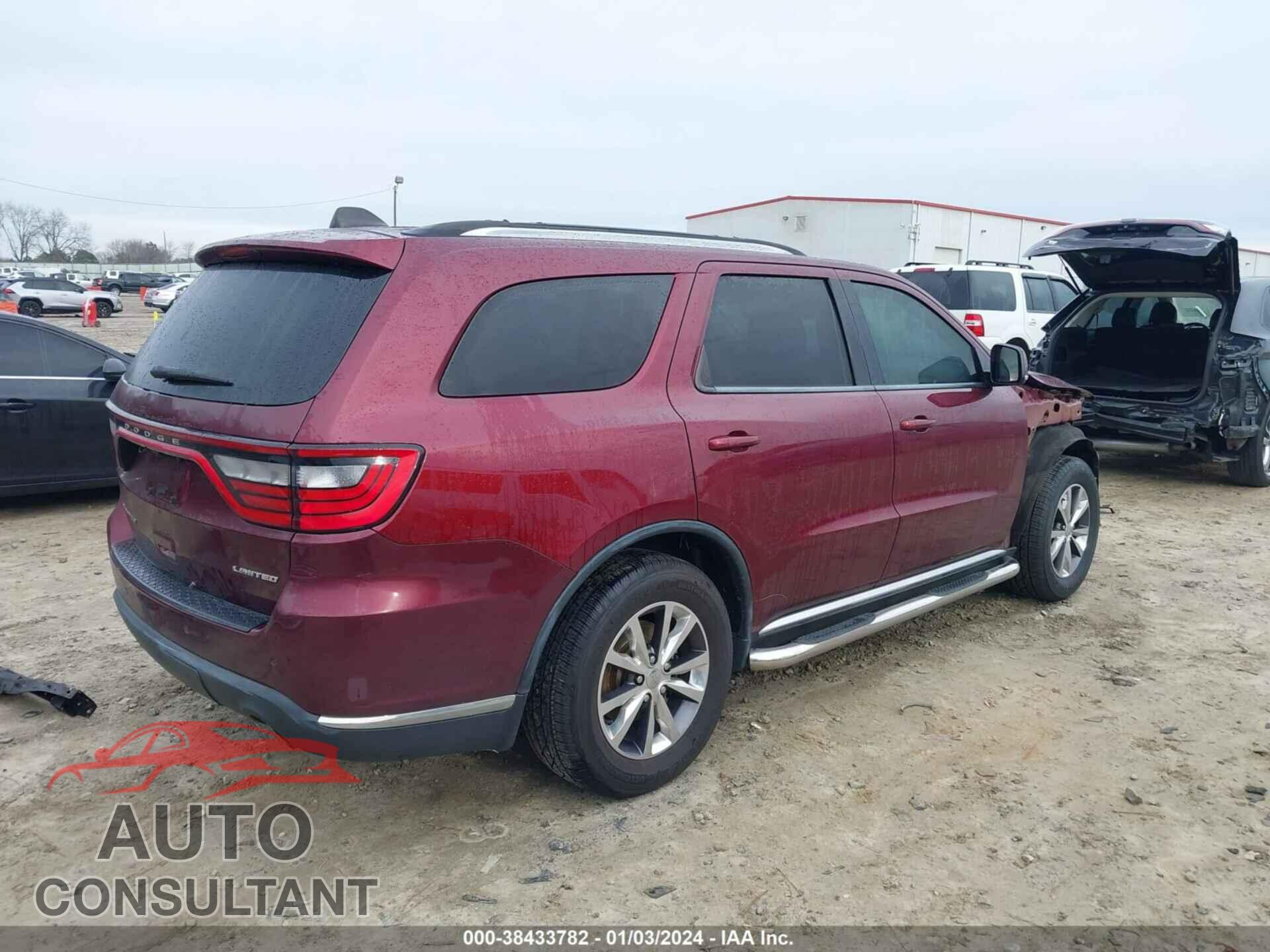 DODGE DURANGO 2016 - 1C4RDHDG0GC459443