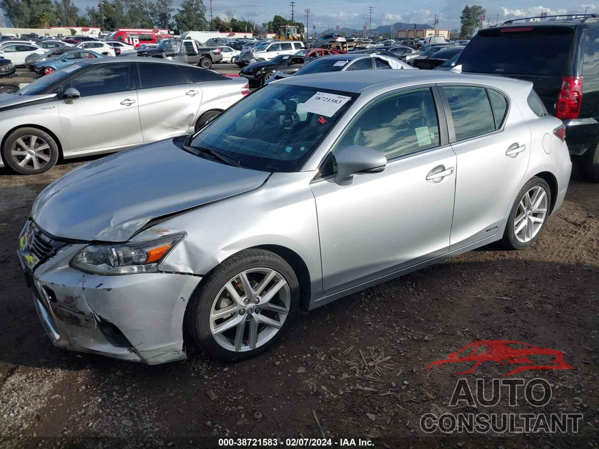 LEXUS CT 200H 2016 - JTHKD5BH6G2250904