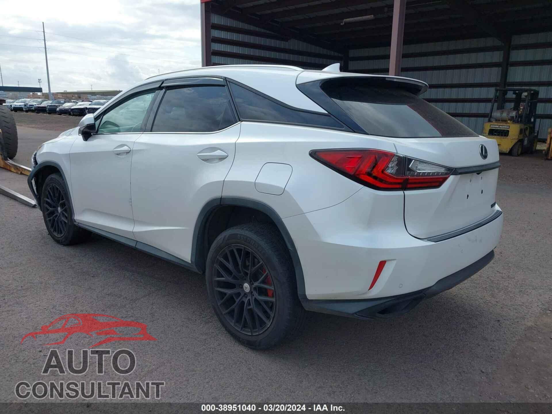 LEXUS RX 2016 - 2T2ZZMCA2GC027172