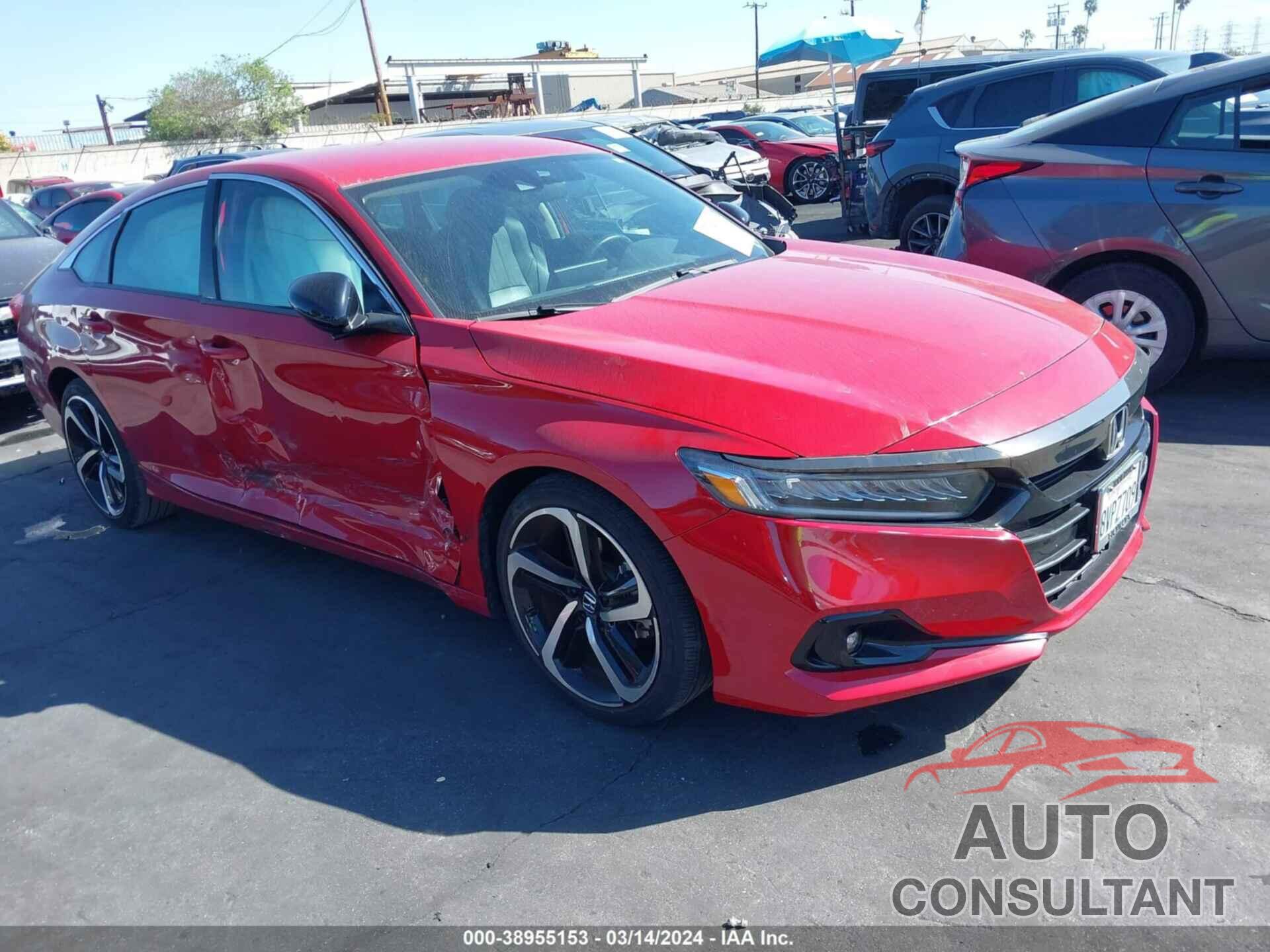 HONDA ACCORD 2021 - 1HGCV1F49MA011921