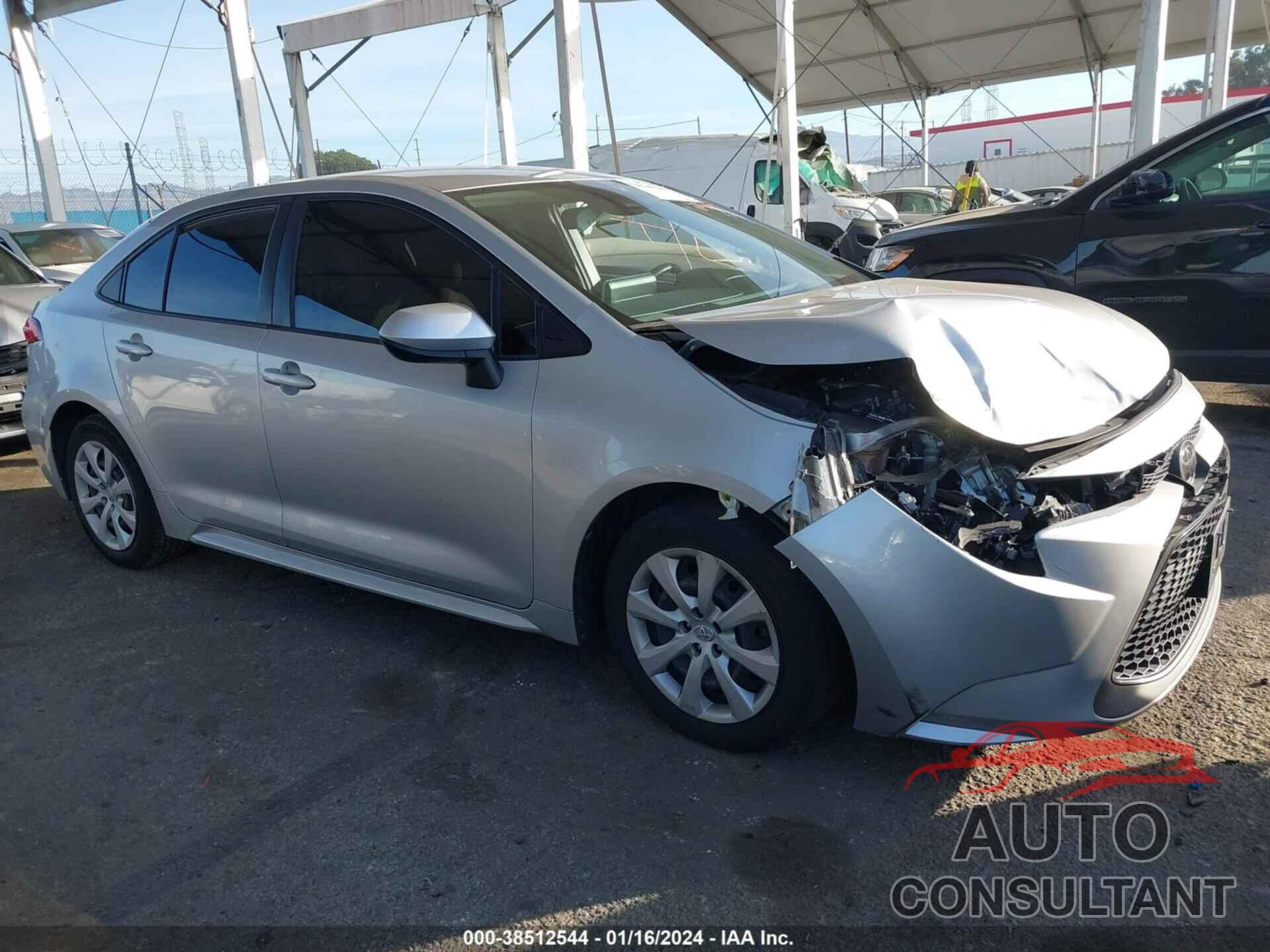 TOYOTA COROLLA 2020 - JTDEPRAE9LJ074435