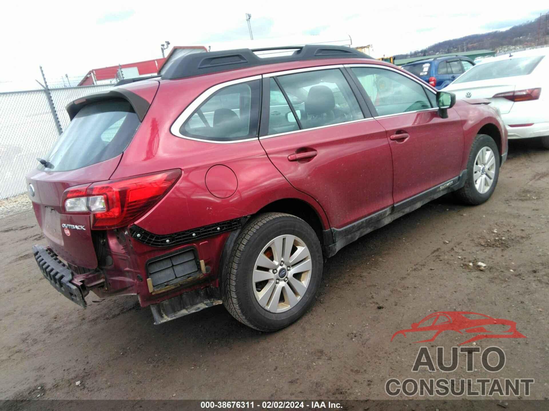 SUBARU OUTBACK 2018 - 4S4BSAAC0J3337443