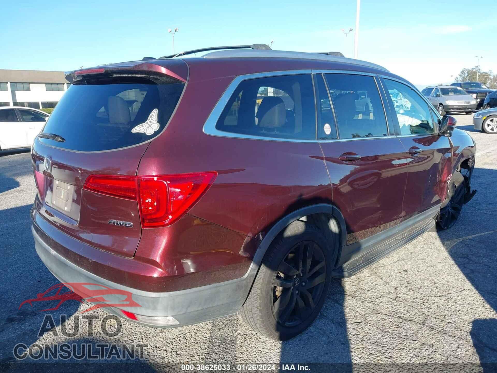 HONDA PILOT 2016 - 5FNYF6H84GB100824
