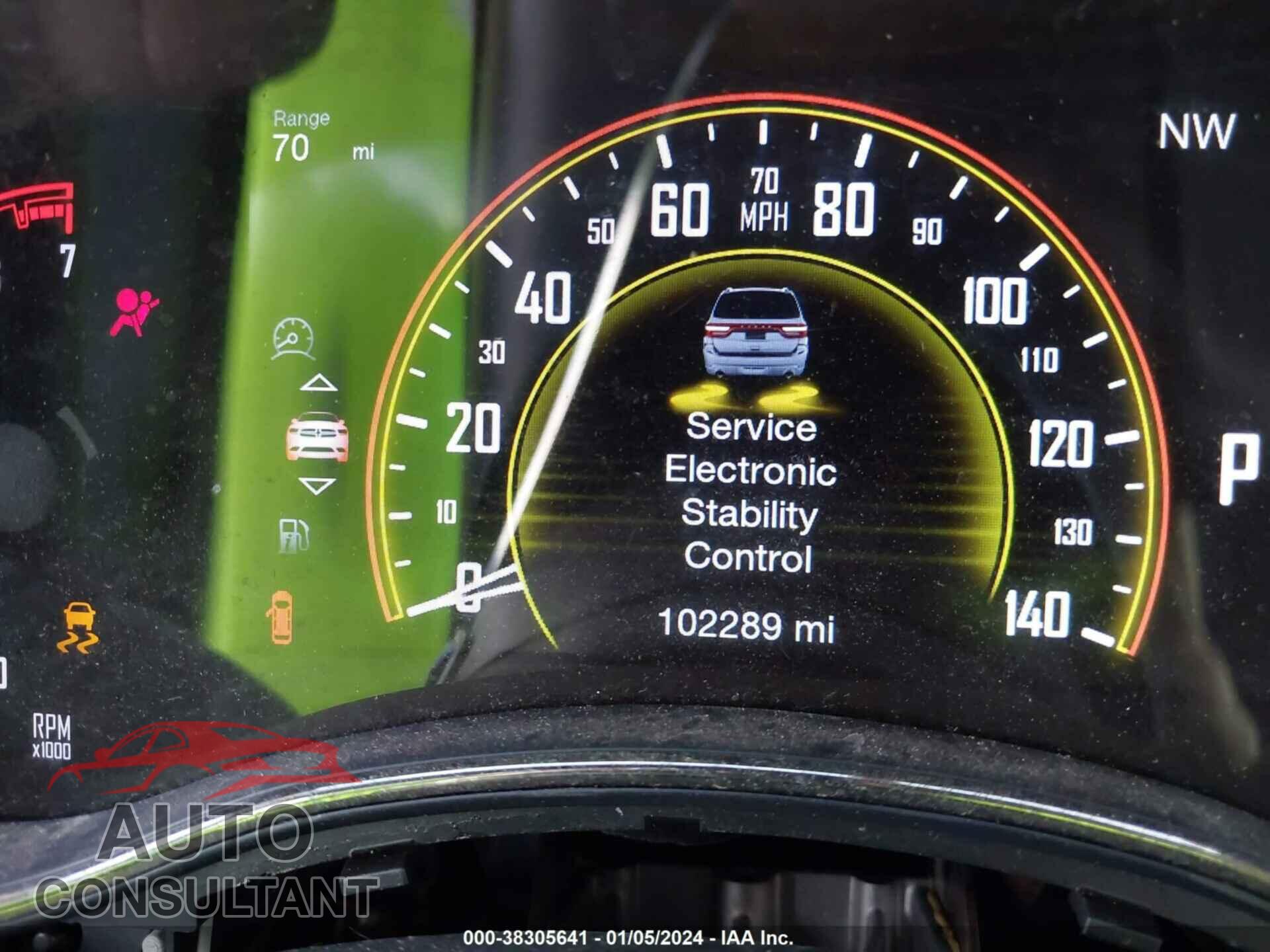 DODGE DURANGO 2020 - 1C4RDJDG4LC308087