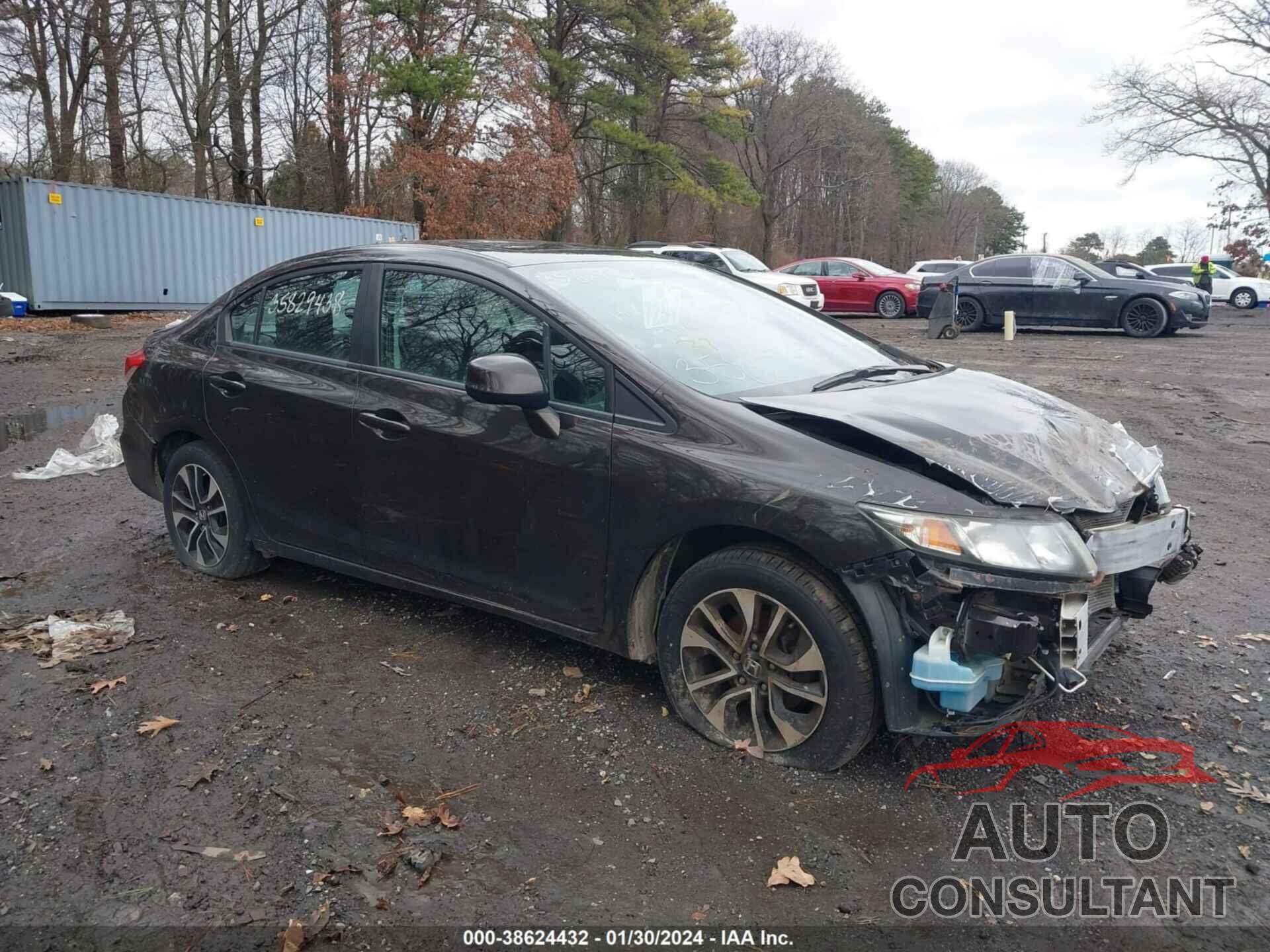 HONDA CIVIC 2013 - 19XFB2F98DE245616